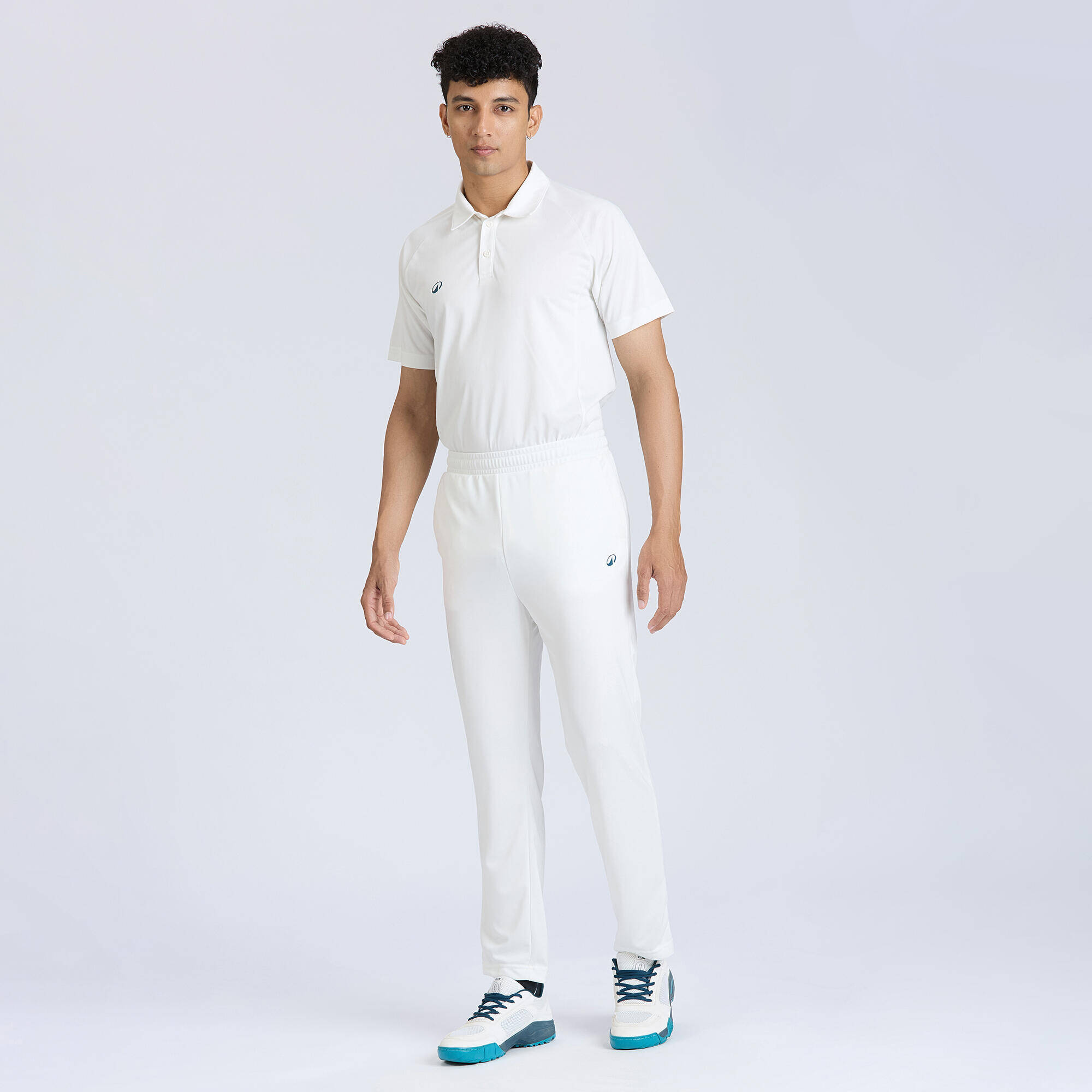 Men Cricket Trackpants Comfortable & Stretchable CTS100 - White -  3