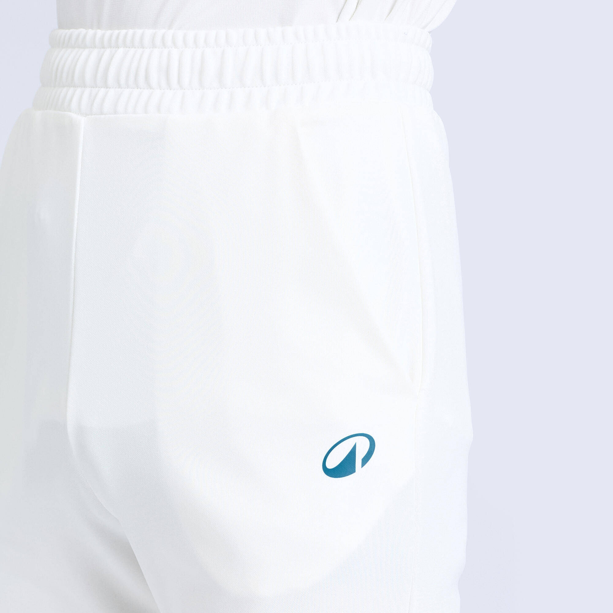 Kids Cricket Trackpants Comfortable & Stretchable CTS100 - White -  3