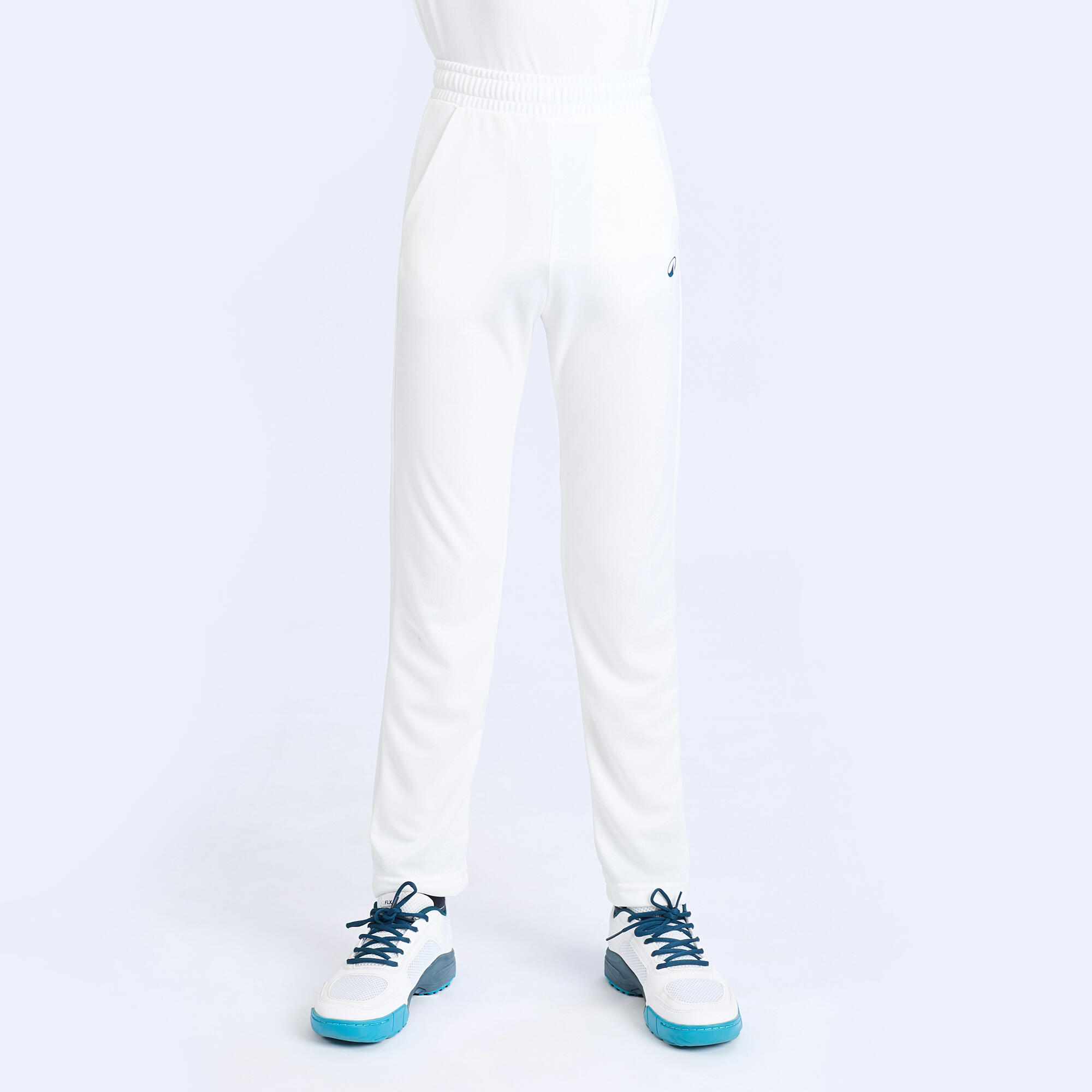 Kids' Cricket Trouser CTS 100 Lightweight & Breathable White