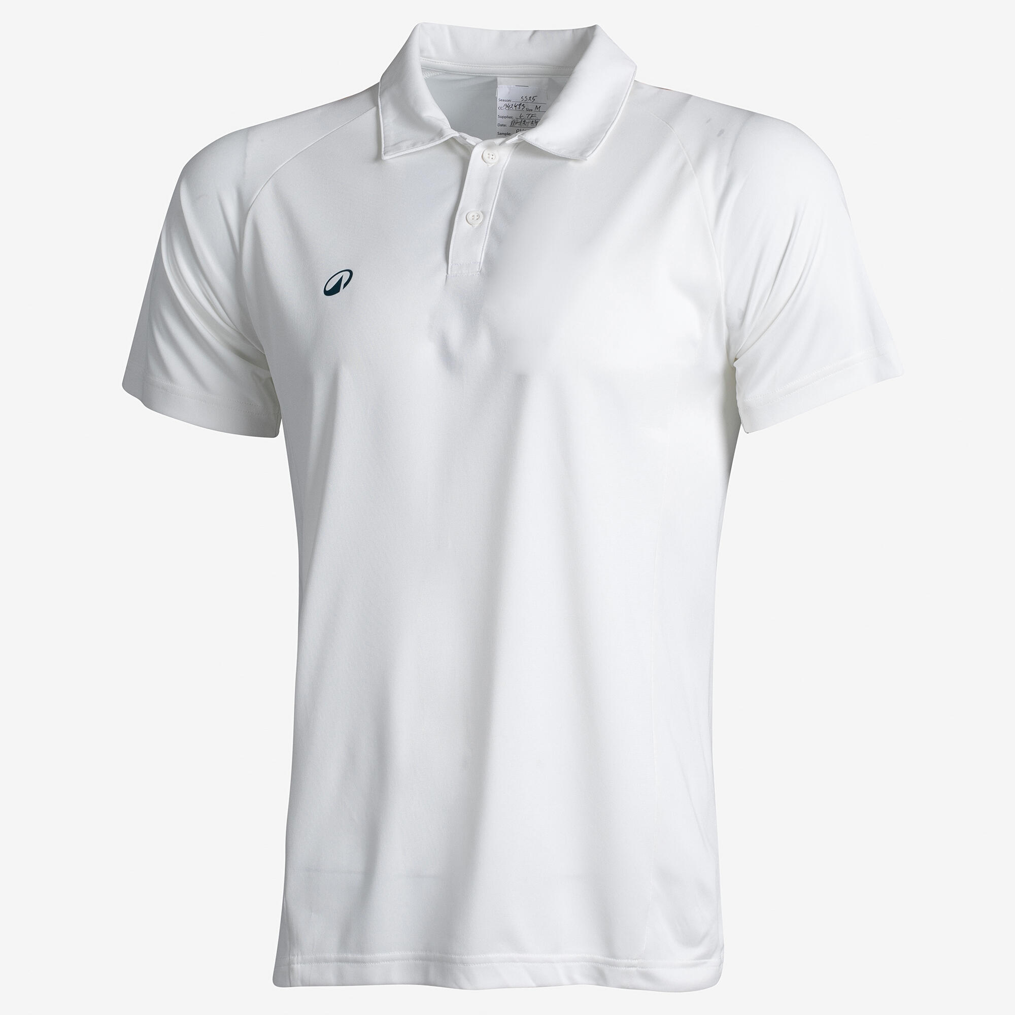 Kids Cricket Short Sleeved Polo Tshirt Soft CP100 - White