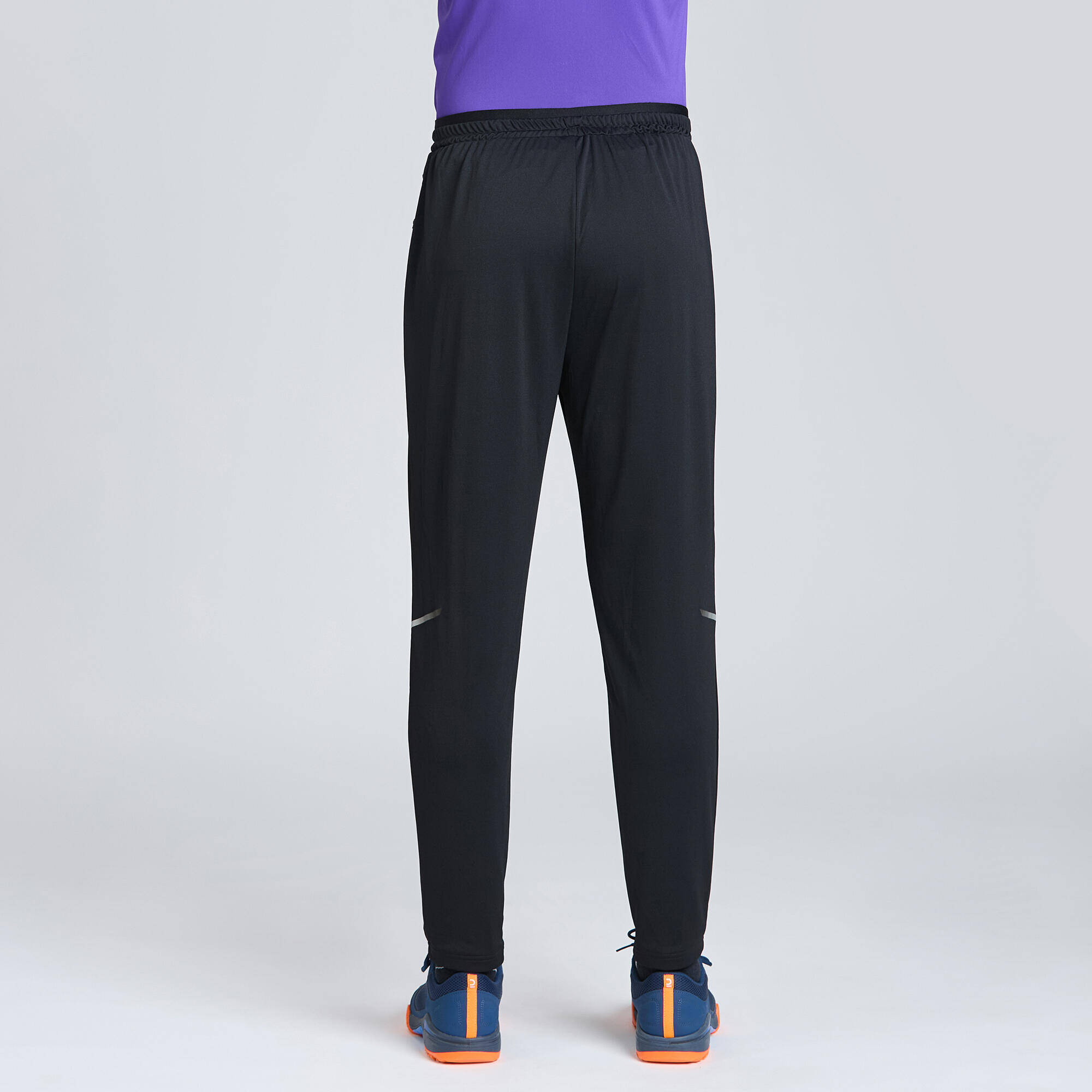 Men Cricket Trackpants Tapered Fit & Stretchable TP500 - Black -  3