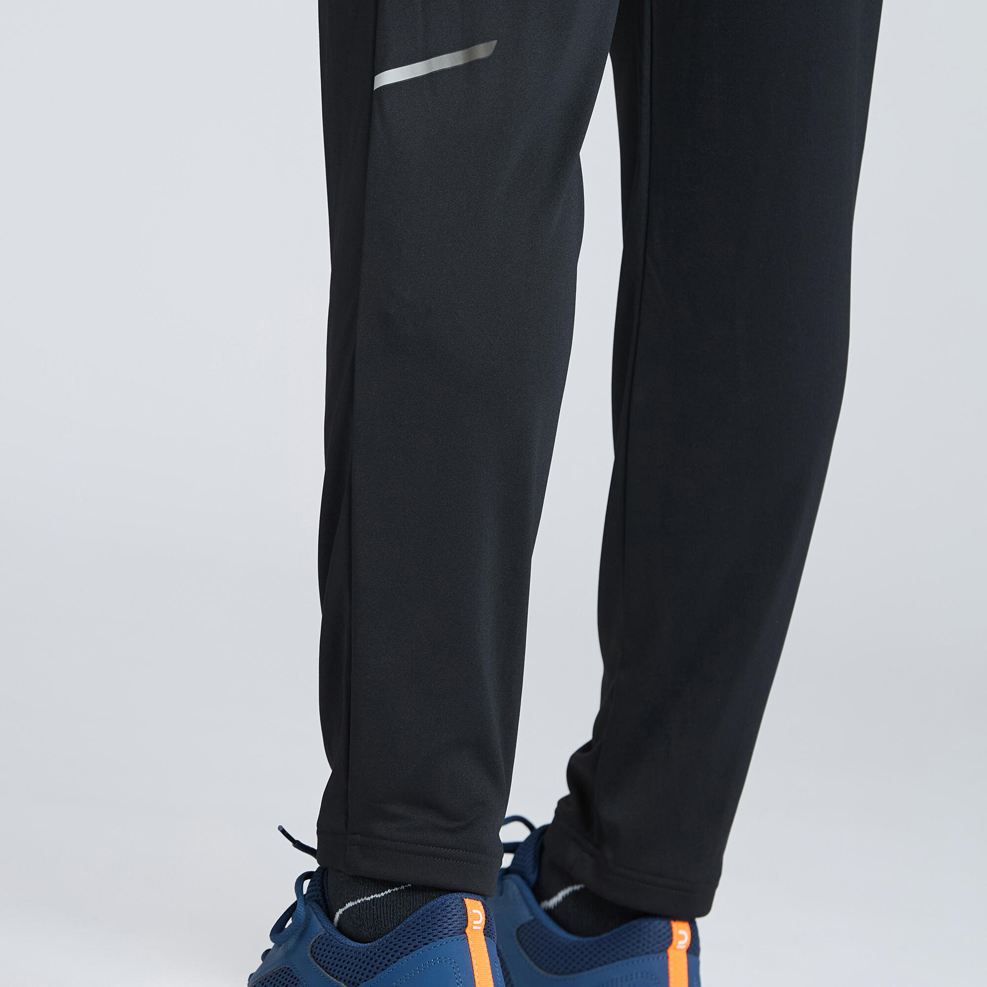 Men Cricket Trousers Tapered Fit & Stretchable TP500 - Black