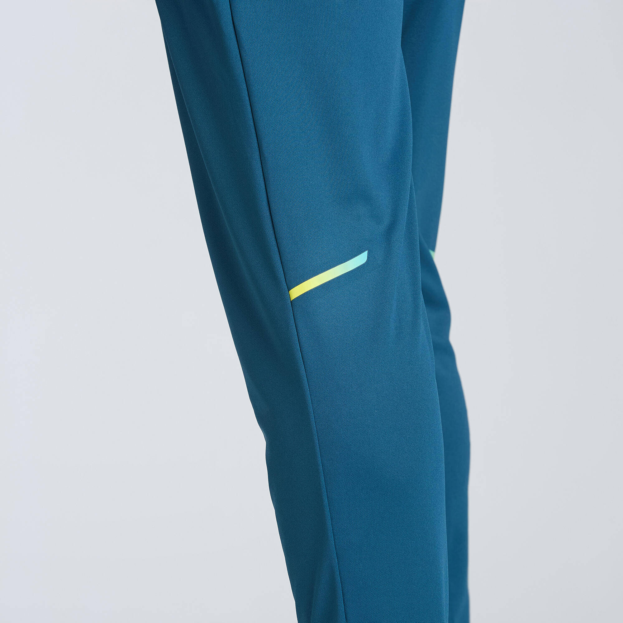 Men Cricket Trackpants Tapered Fit & Stretchable TP500 - Turquoise -  4