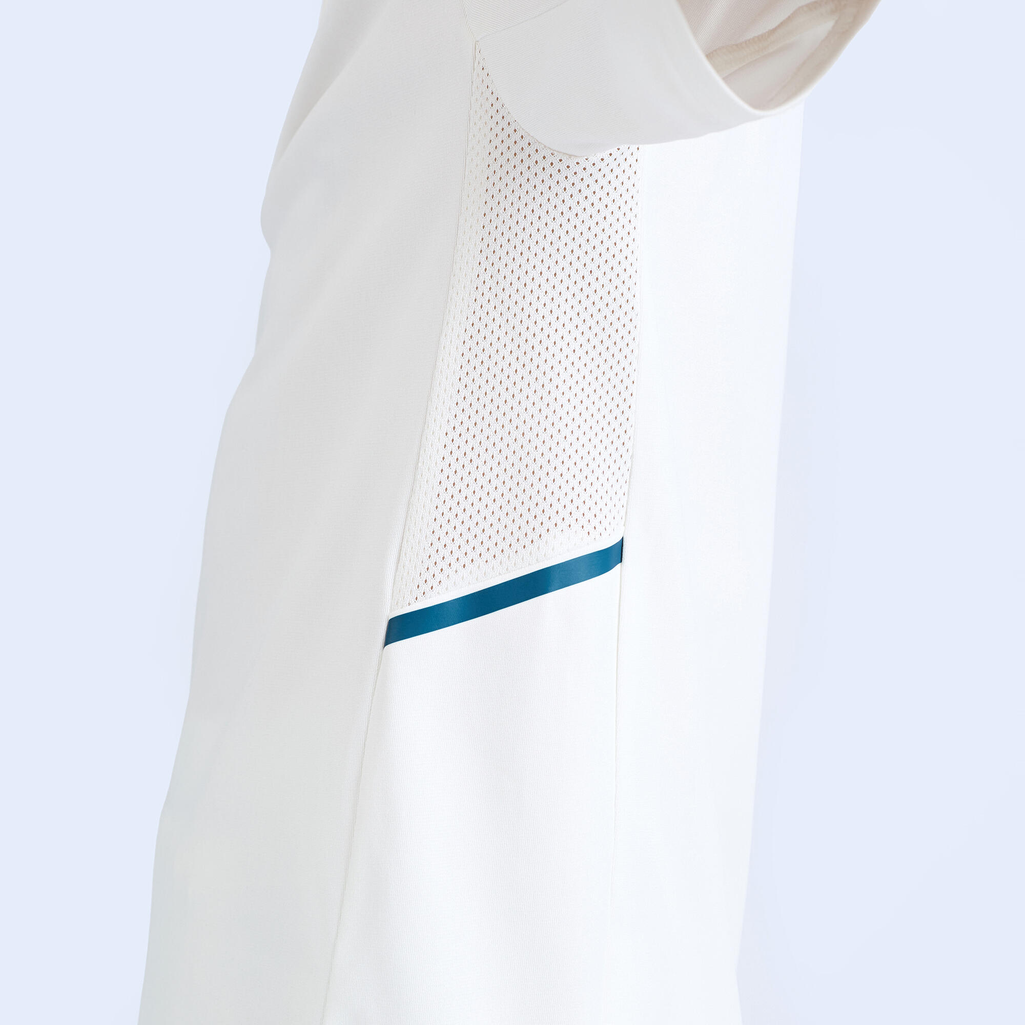 Kids Cricket Short Sleeved Polo Tshirt CP500 - White