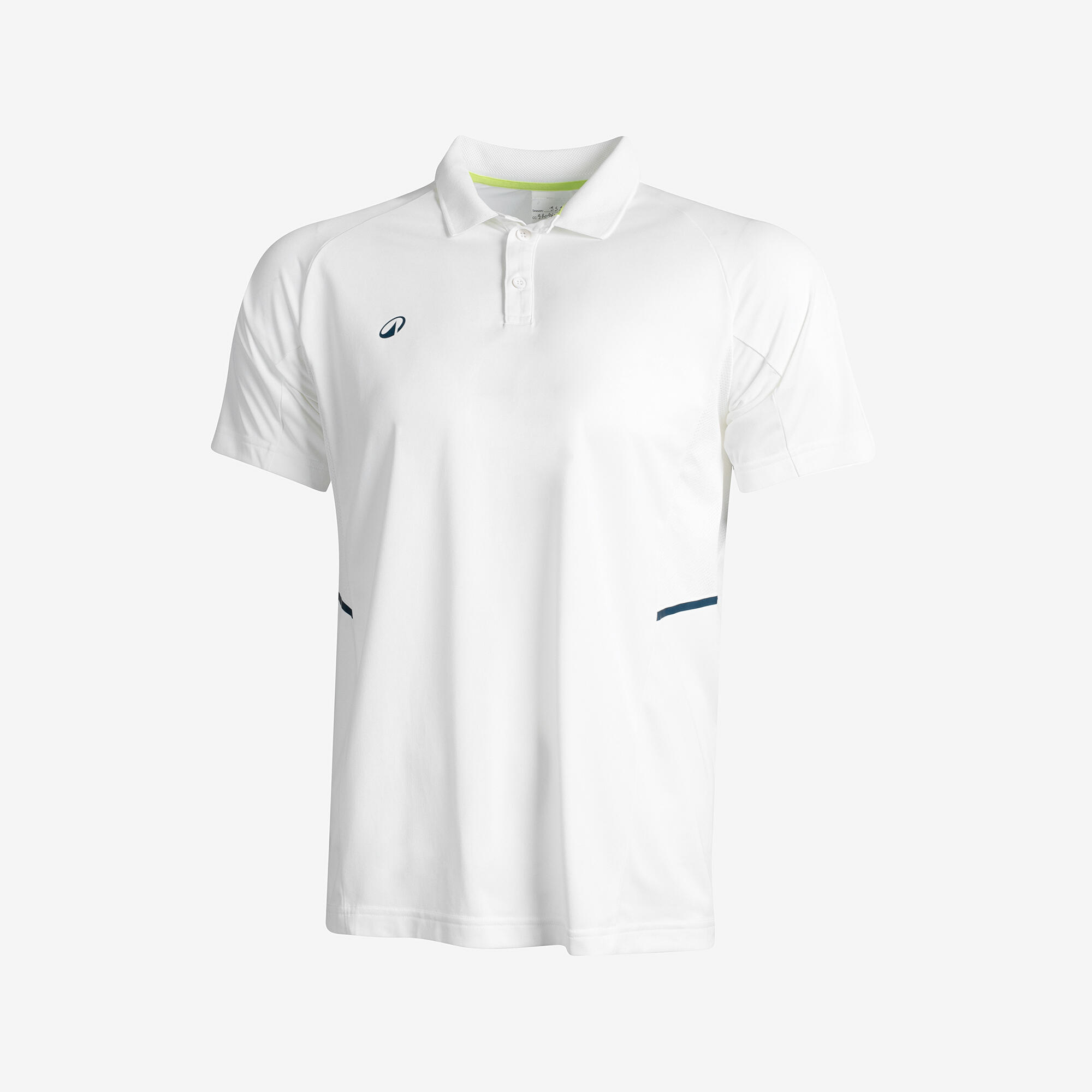 Kids Cricket Short Sleeved Polo Tshirt CP500 - White