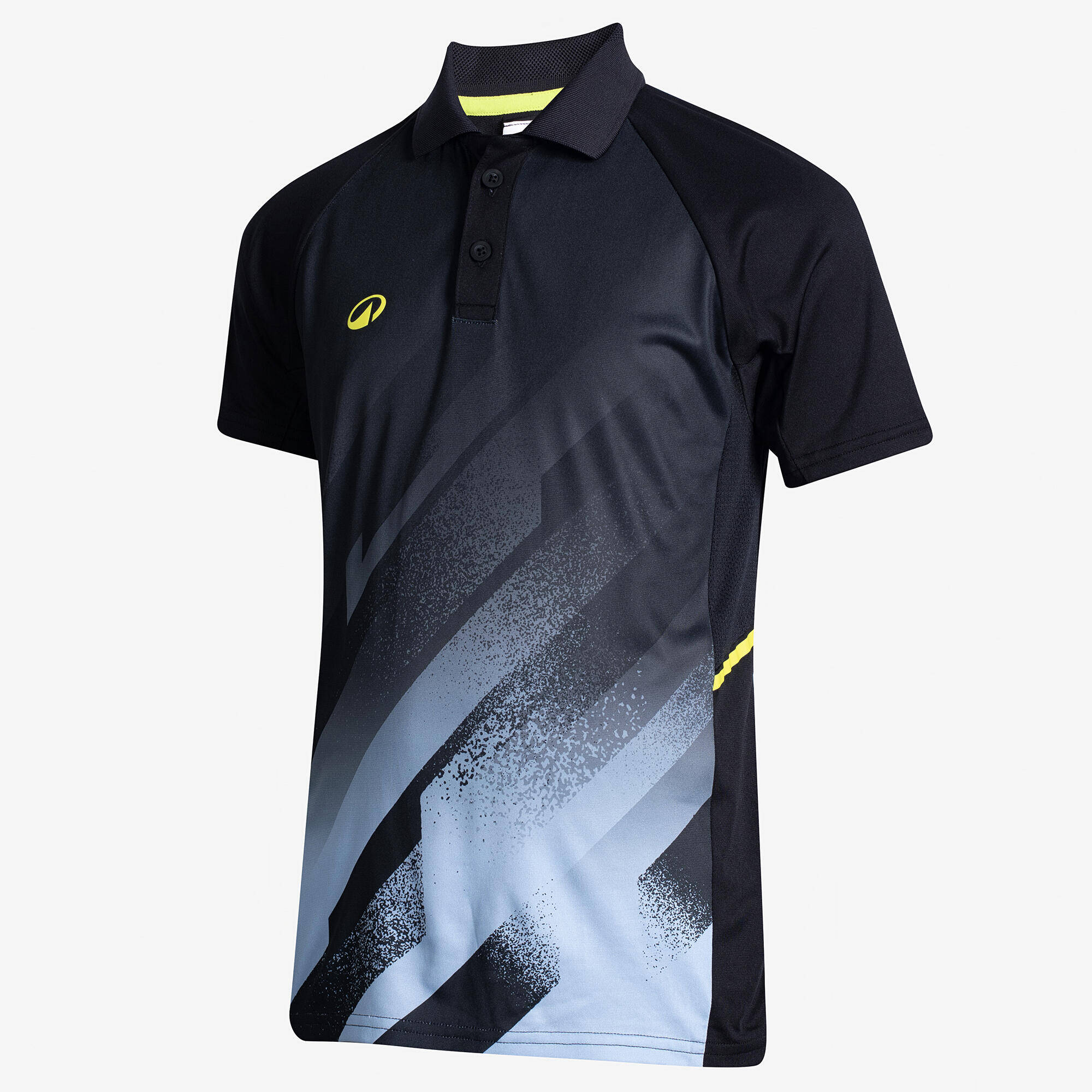 Kids Cricket Short Sleeved Polo Tshirt CP500 - Black -  3