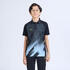 Kids' Cricket Polo CP 500 JR Black Short Sleeve