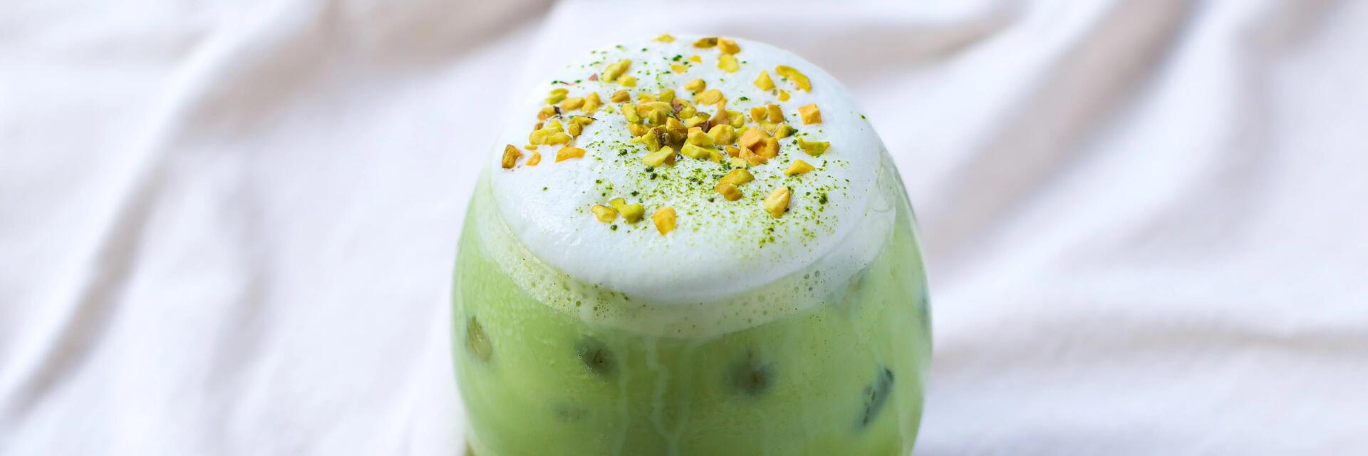 Rezept Kollagen Matcha Pistazie