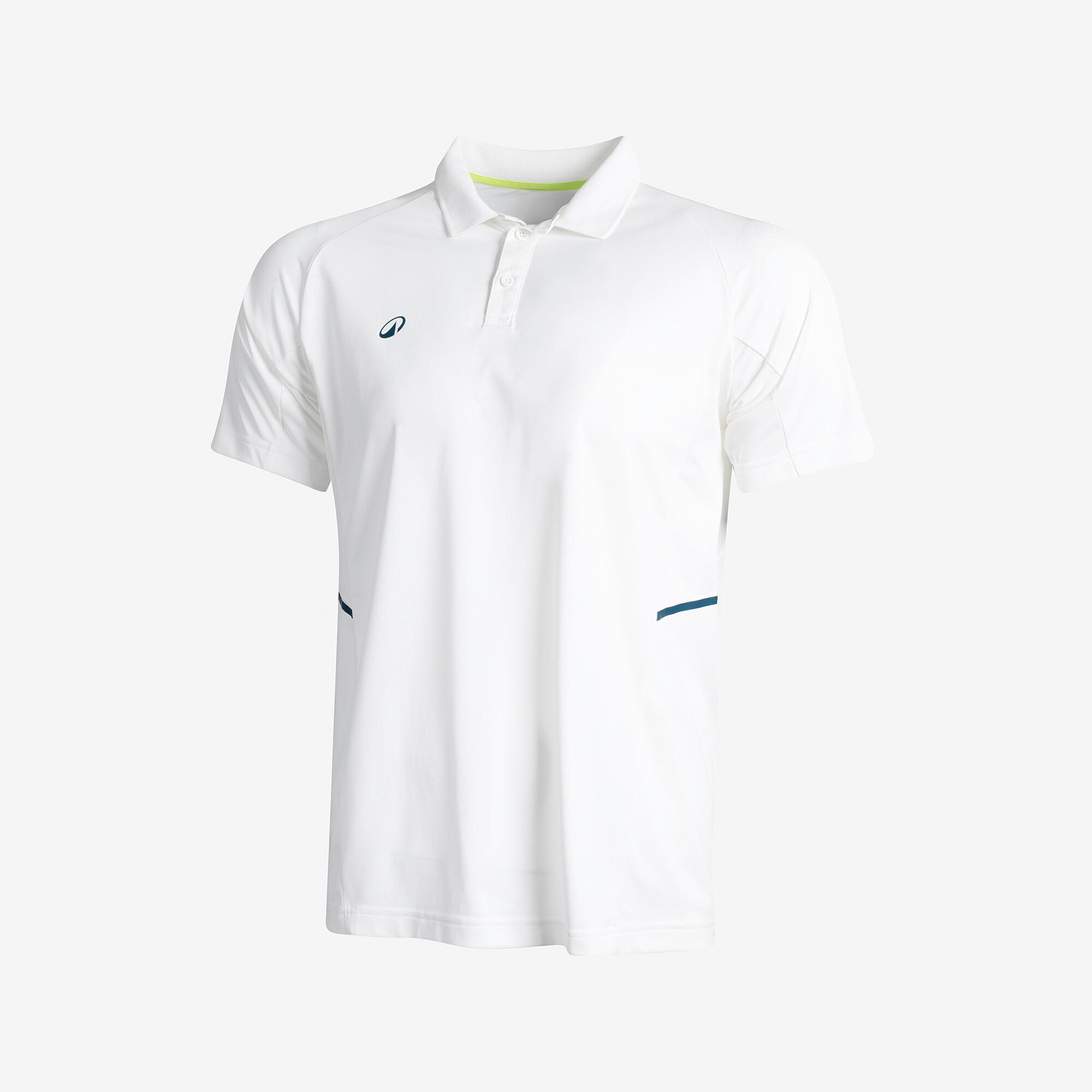 Men Cricket Short Sleeved Polo Tshirt CP500 - White