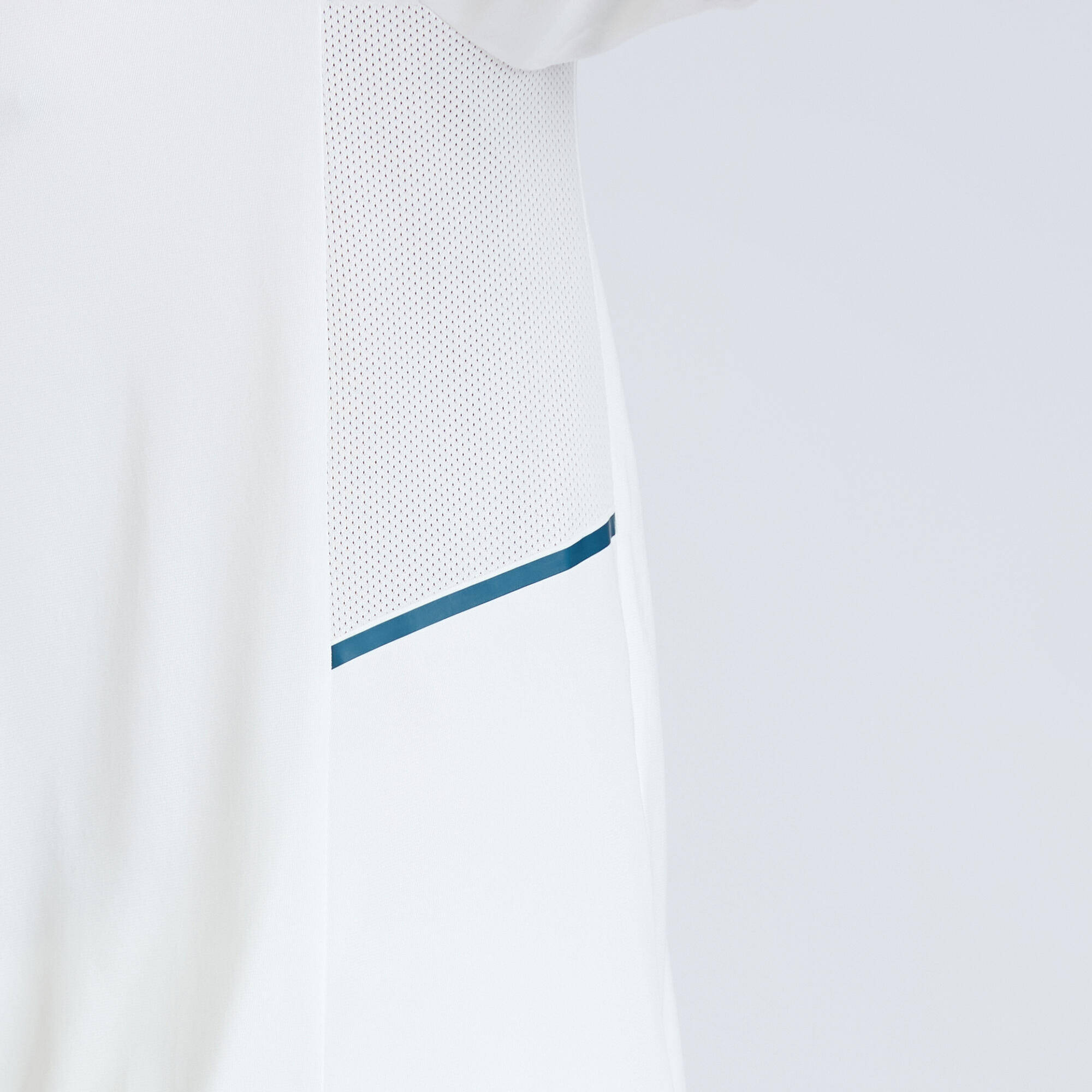 Men Cricket Short Sleeved Polo Tshirt CP500 - White -  3