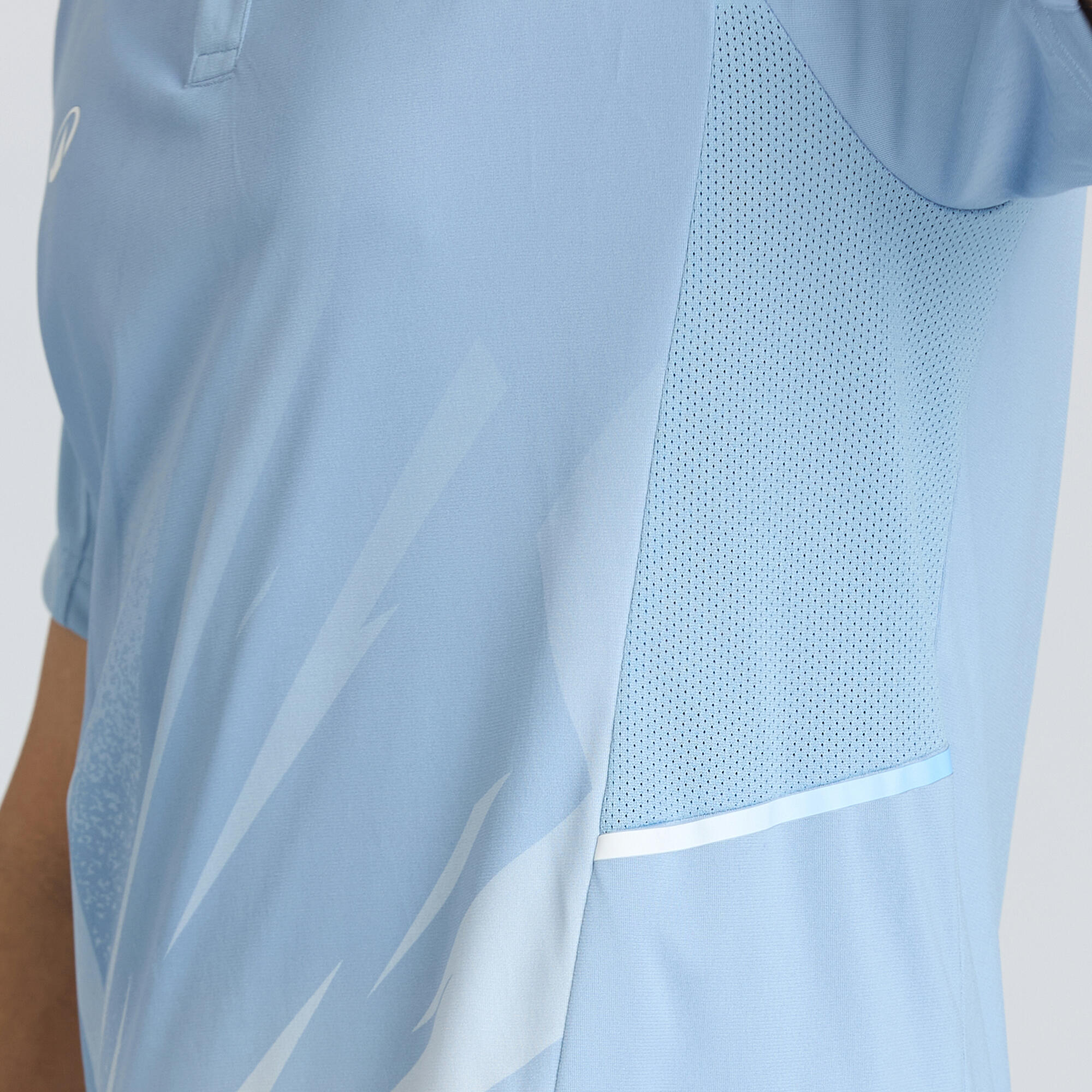 Men Cricket Short Sleeved Polo Shirt CP500 - Blue