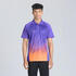 Men's Cricket Polo CP 500 Purple Short Sleeve