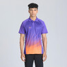 Men Cricket Short Sleeved Polo Shirt CP500 - Purple