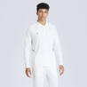 Men's Cricket Polo CP 500 White Full Sleeve