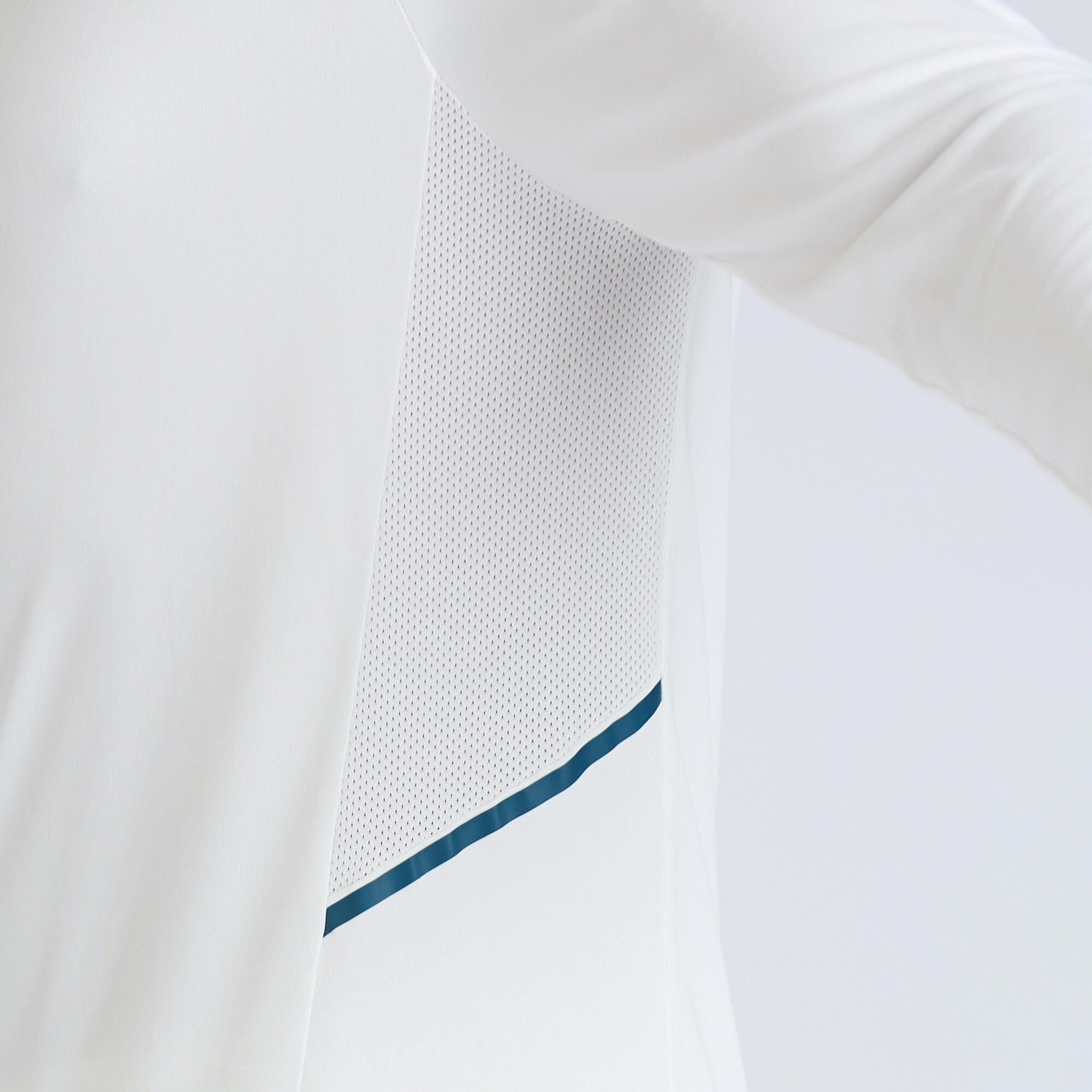 Men's Cricket Polo CP 500 White Full Sleeve