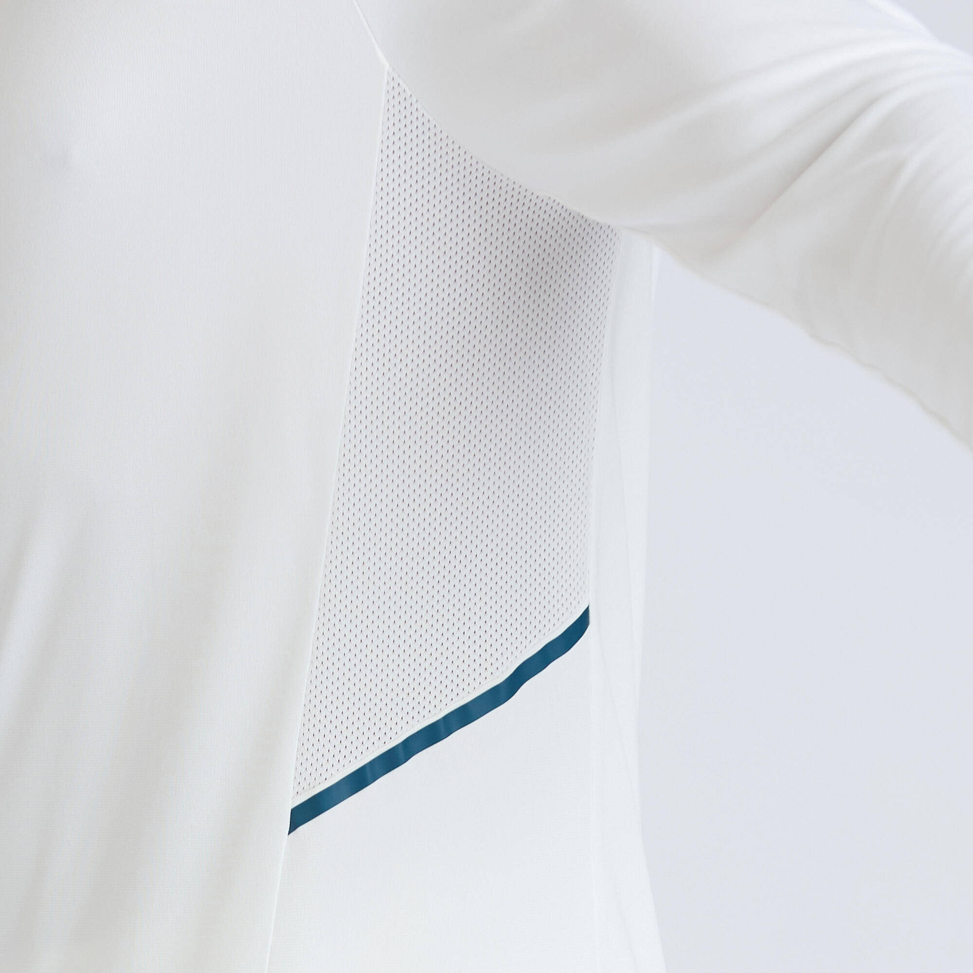 Men's Cricket Polo CP 500 White Full Sleeve -  3
