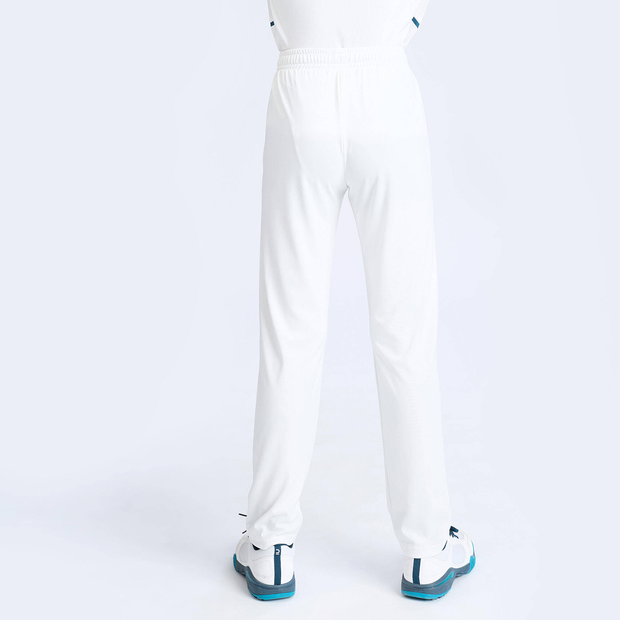 Kids Cricket Trackpants CTS500 - White -  5