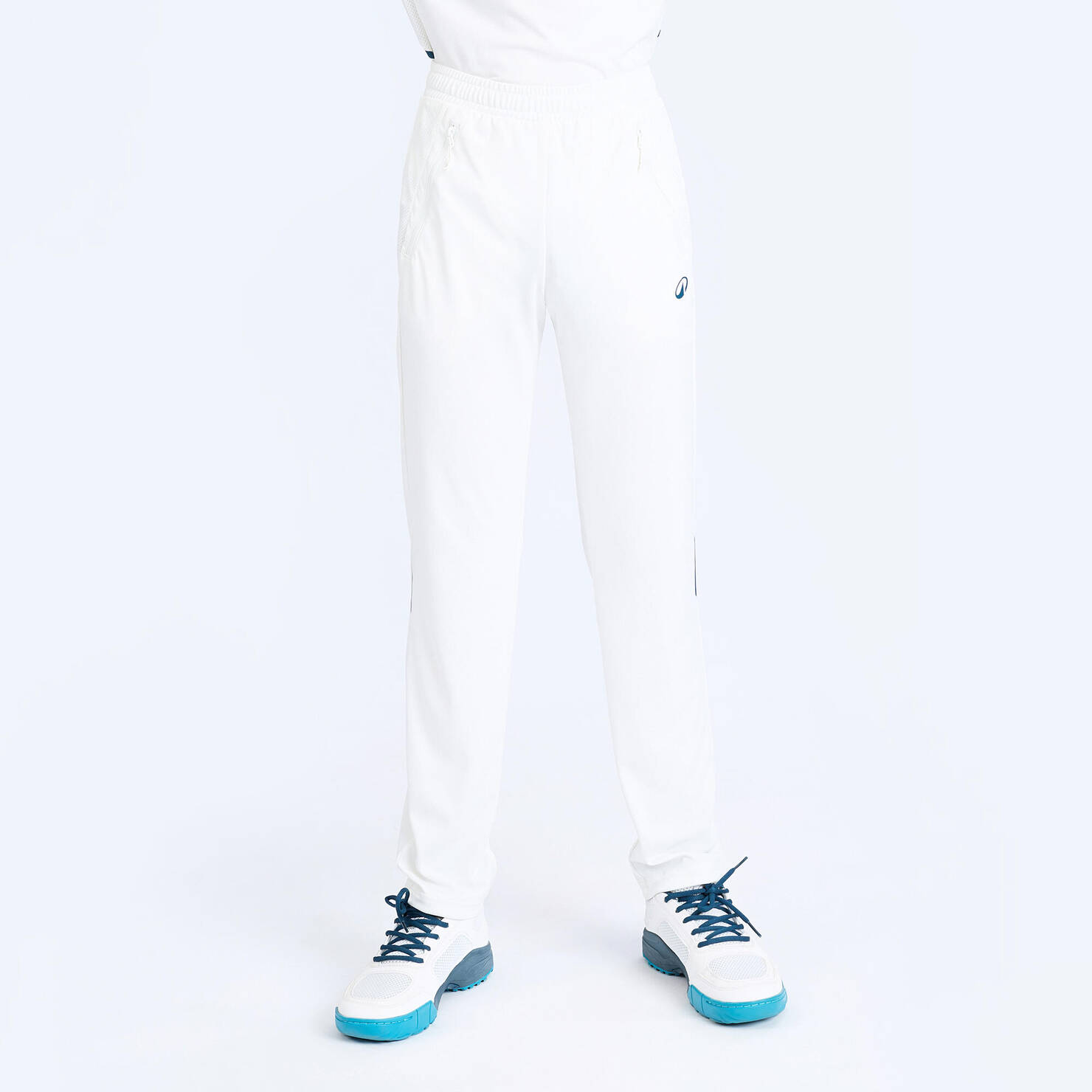 Kids' Cricket Trouser CTS 500 White
