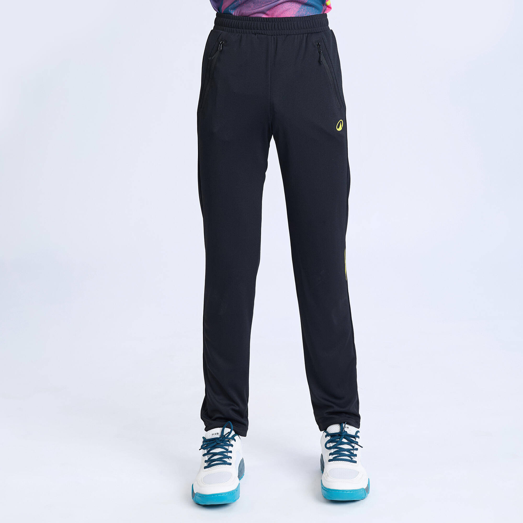 Kids Cricket Trackpants CTS500 - Black -  1