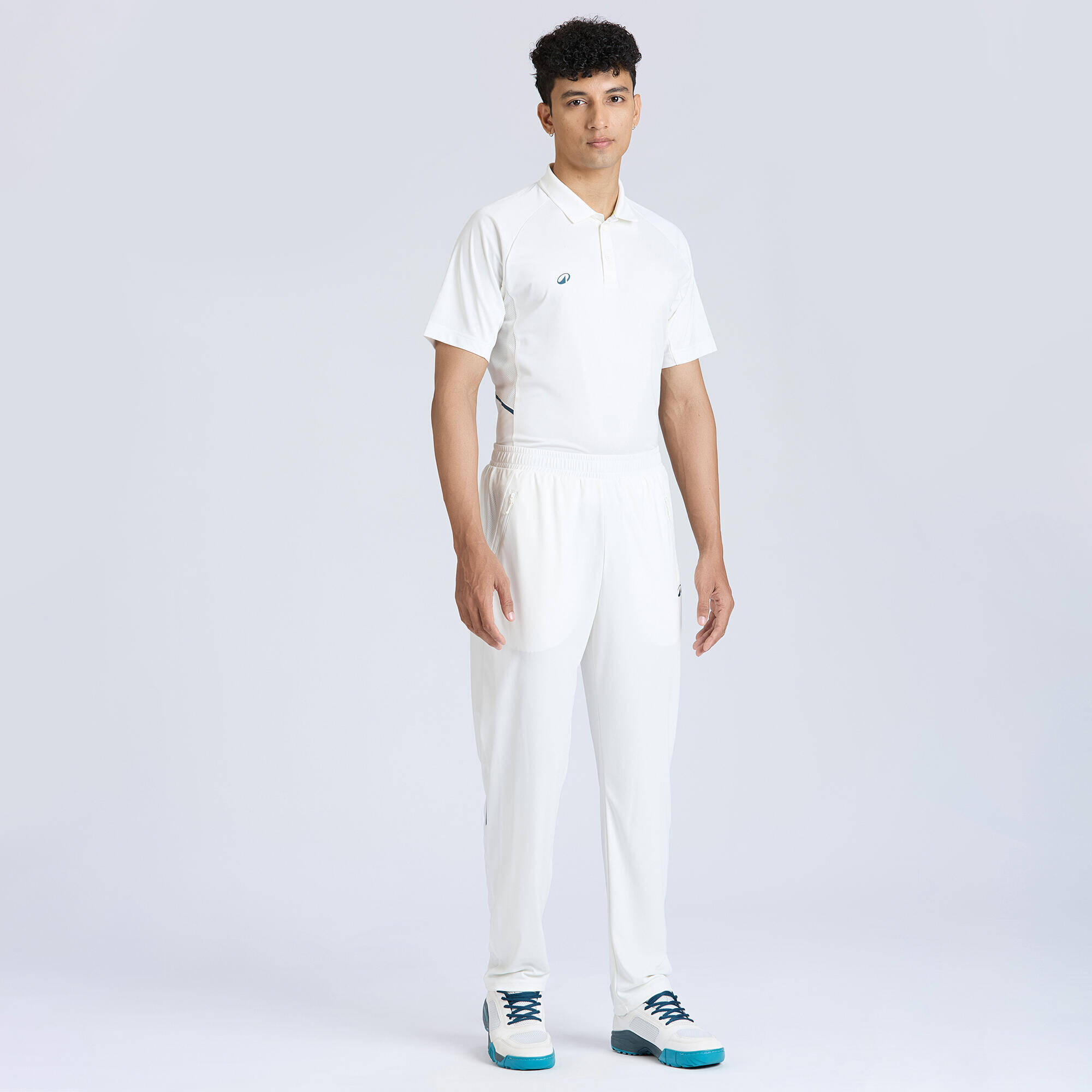 Men Cricket Trackpants CTS500 - White -  1