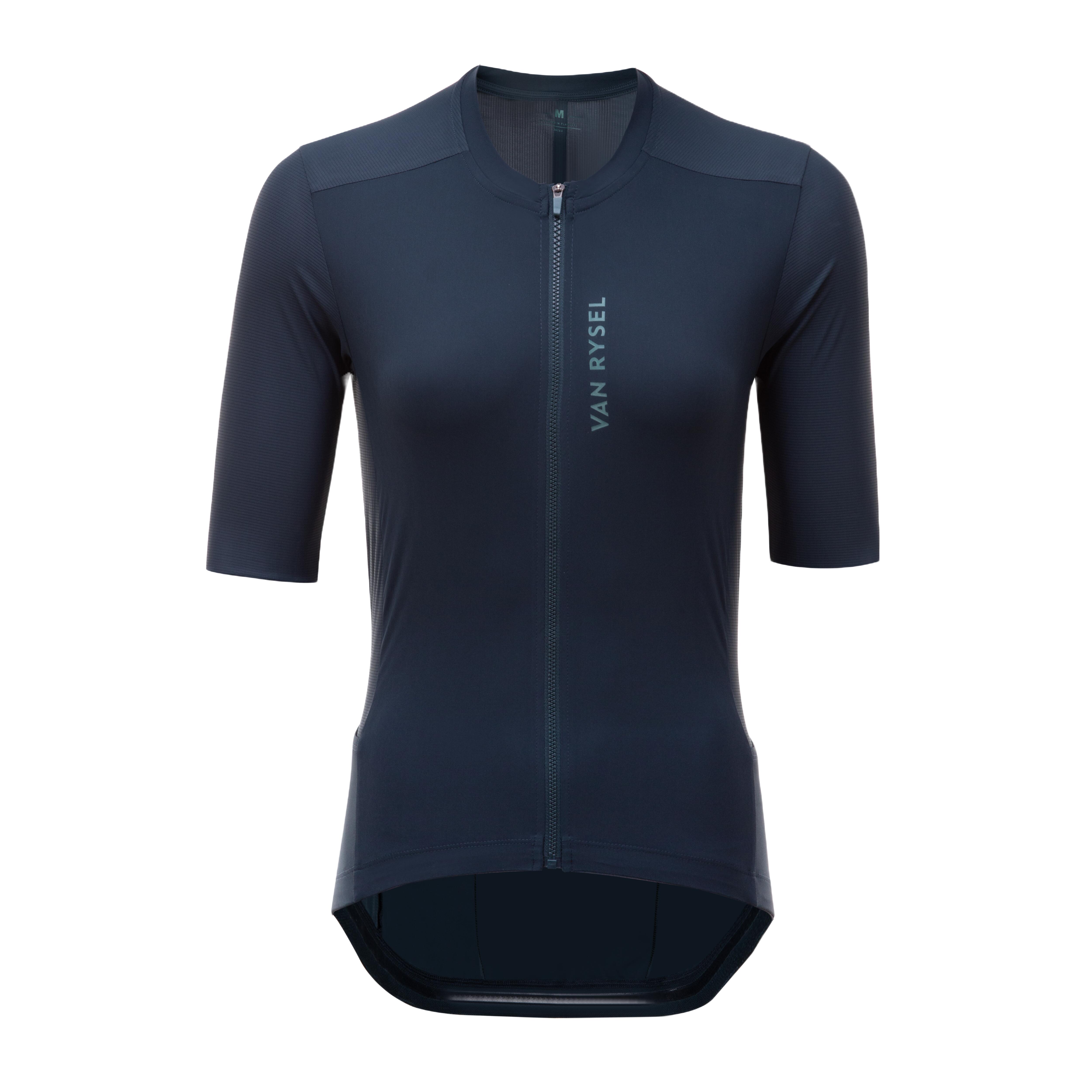 VAN RYSEL Unisex letný cyklistický dres Racer 2 tmavozelený M