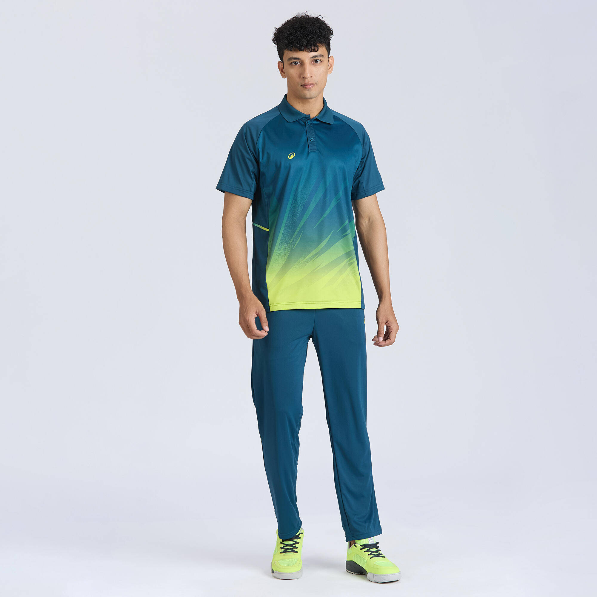 Men Cricket Trackpants CTS500 - Turquoise -  2