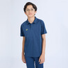 Kids Cricket Short Sleeved Polo Tshirt Soft CP100 - Blue