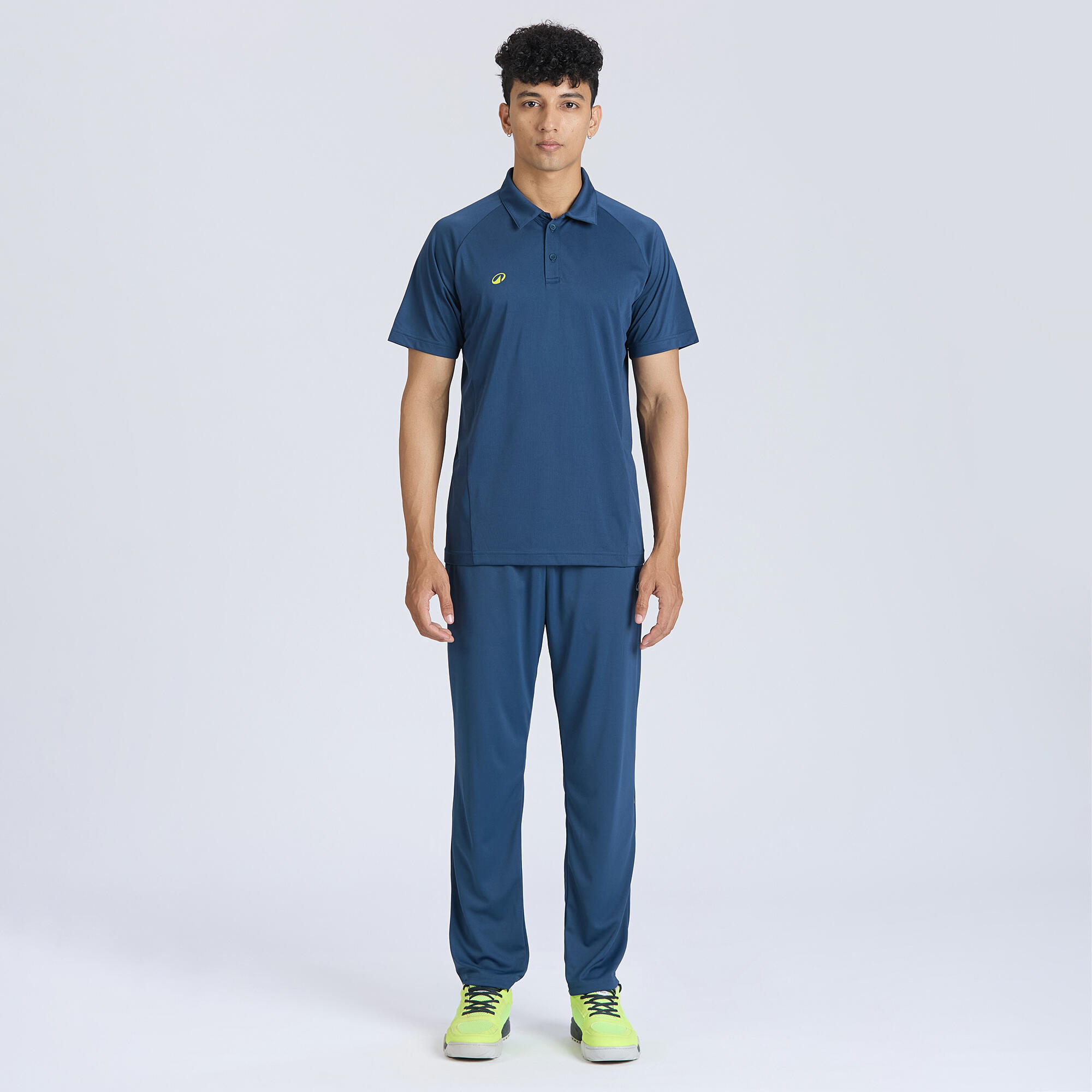 Men's Cricket Polo CP 100 Blue