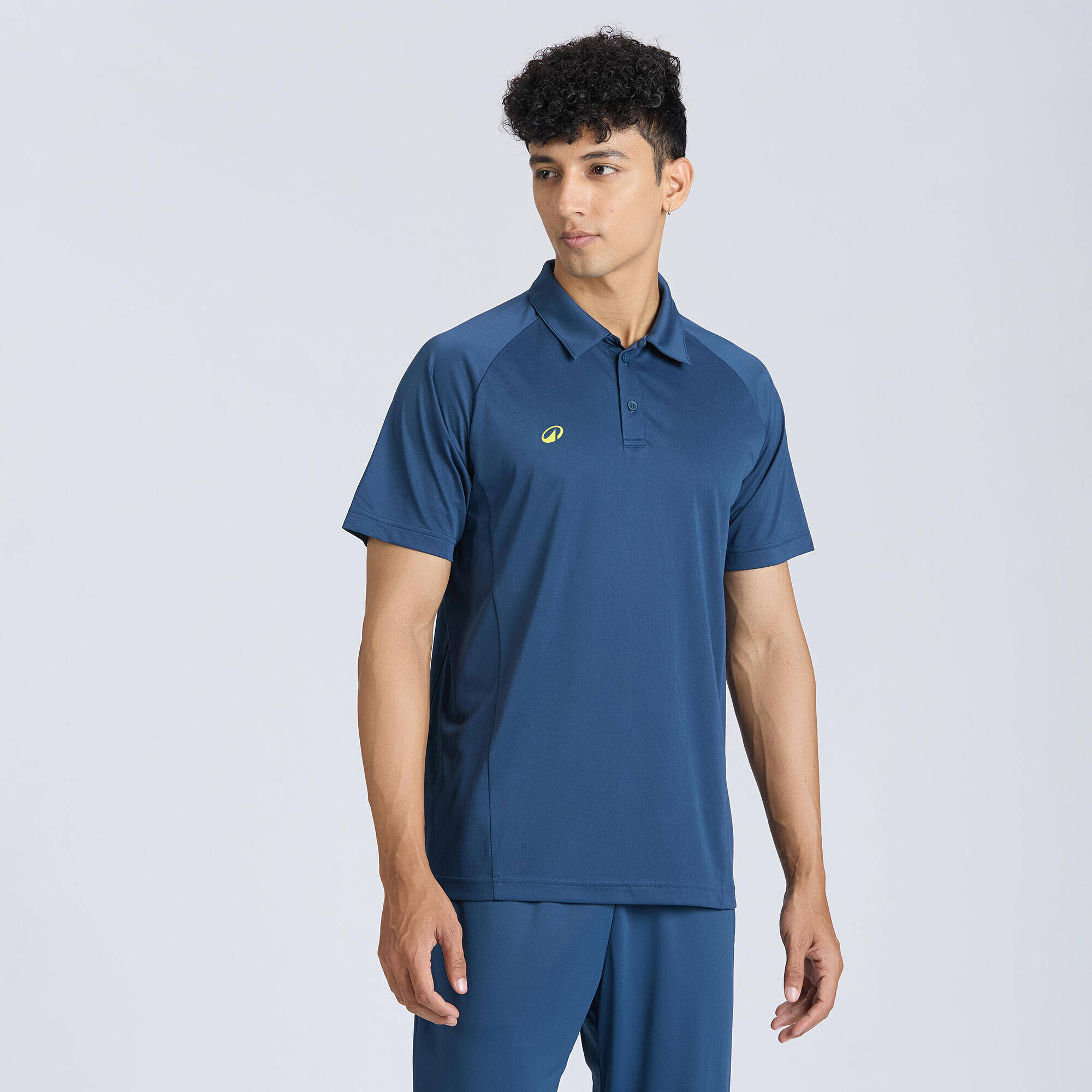 Men's Cricket Polo CP 100 Blue -  1