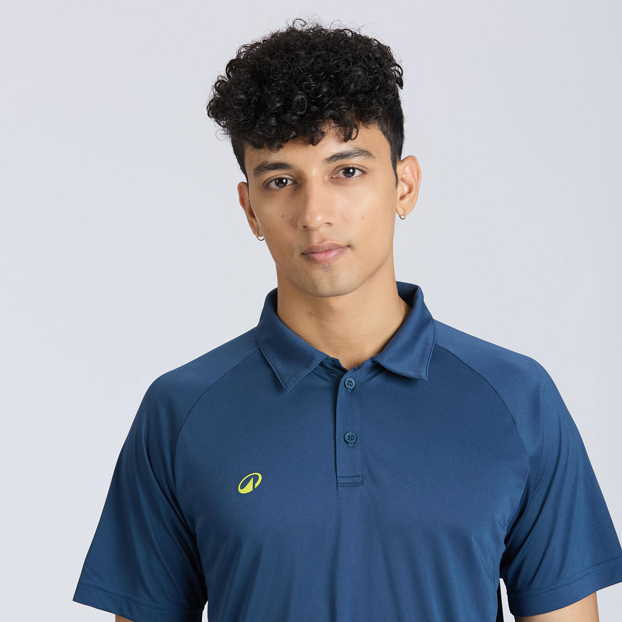 Men's Cricket Polo CP 100 Blue -  3