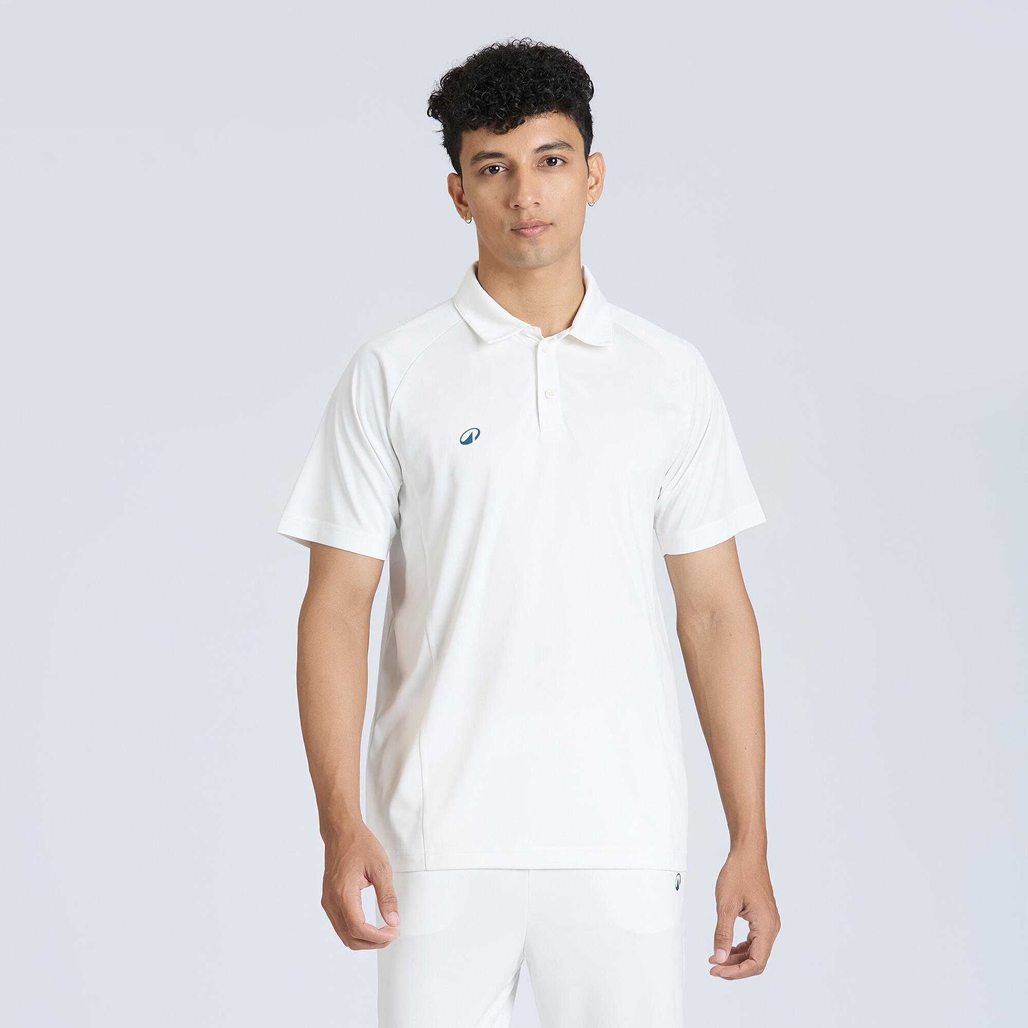 Men's Cricket Polo CP 100 White