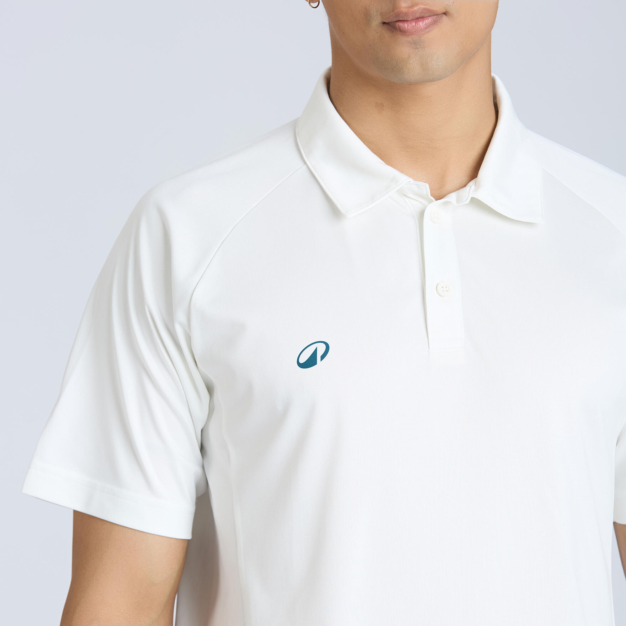 Men's Cricket Polo CP 100 White