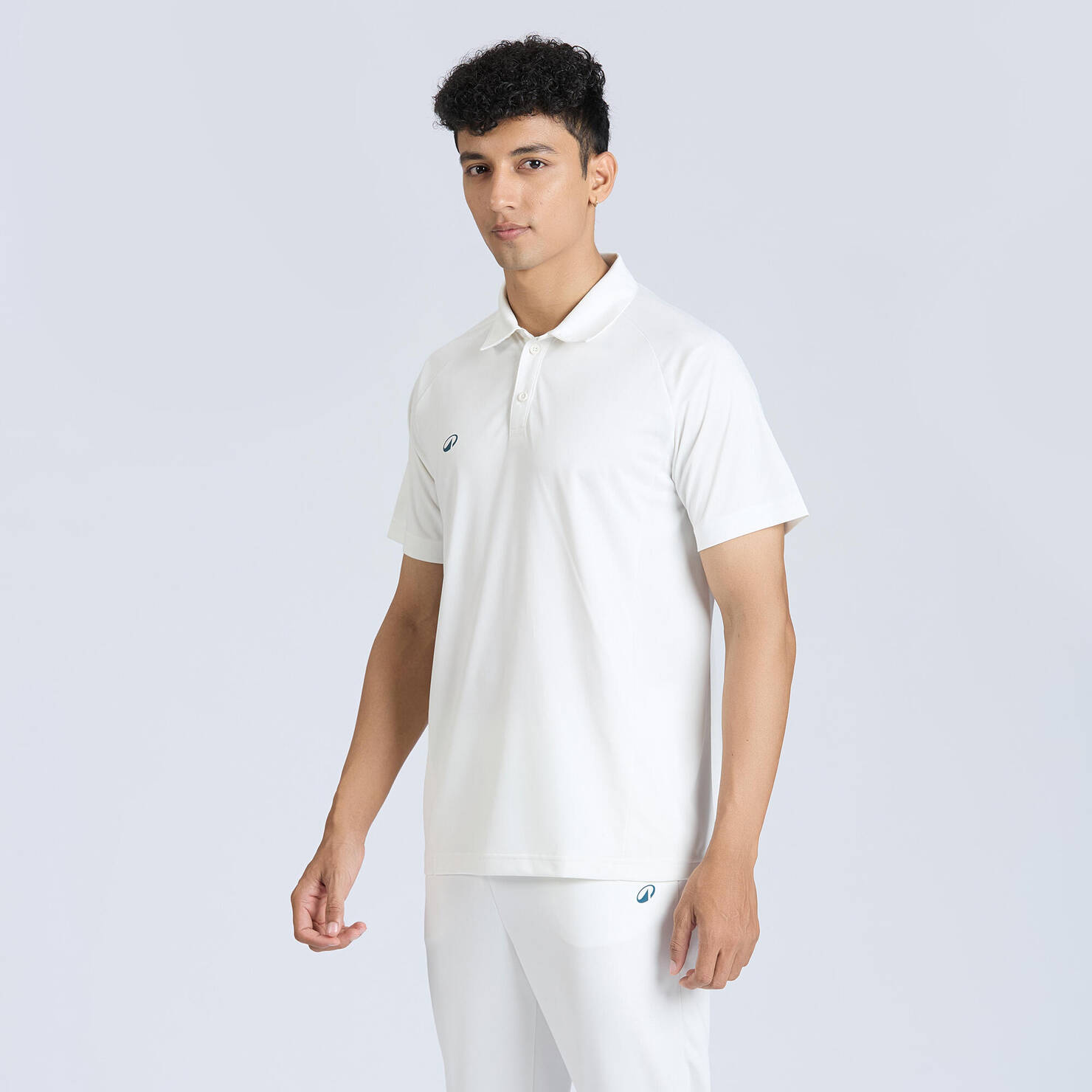 Men's Cricket Polo CP 100 White