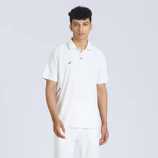 Men Cricket Short Sleeved Polo Shirt Quick Dry CP900 - White