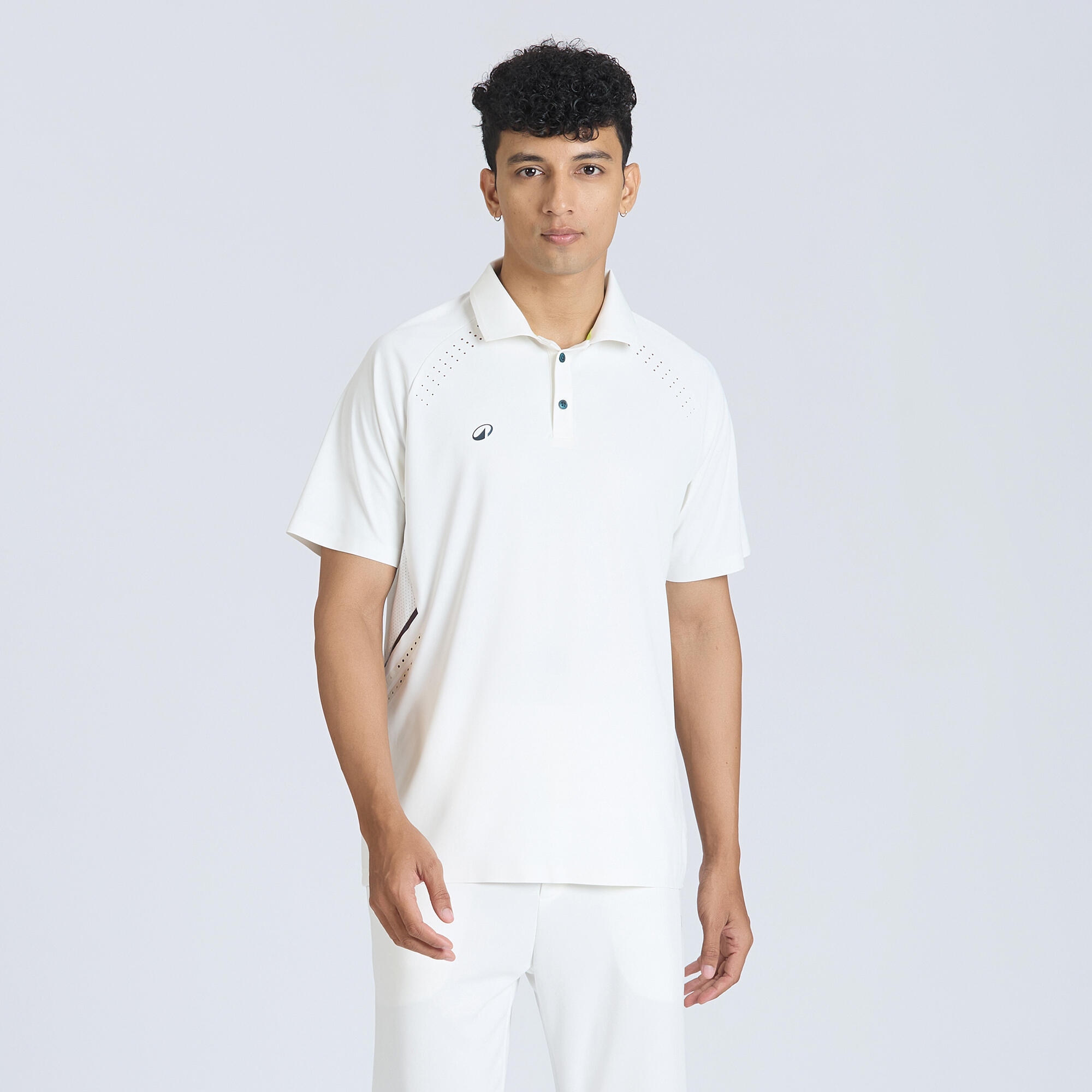 QUICK DRY ADVANCED SHORT SLEEVE CRICKET POLO CP 900 ADULT WHITE