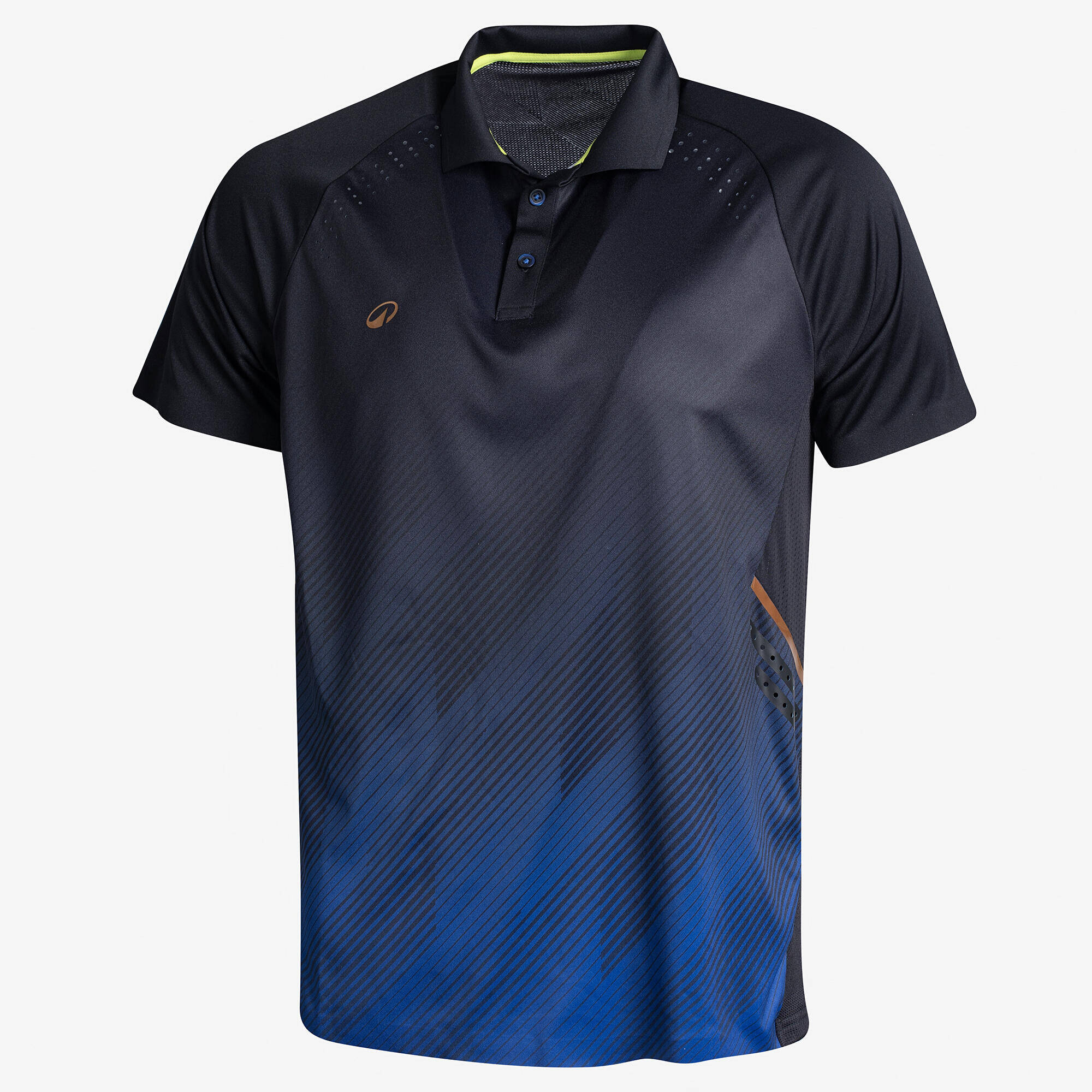Men Cricket Short Sleeved Polo Shirt Quick Dry CP900 - Black -  2