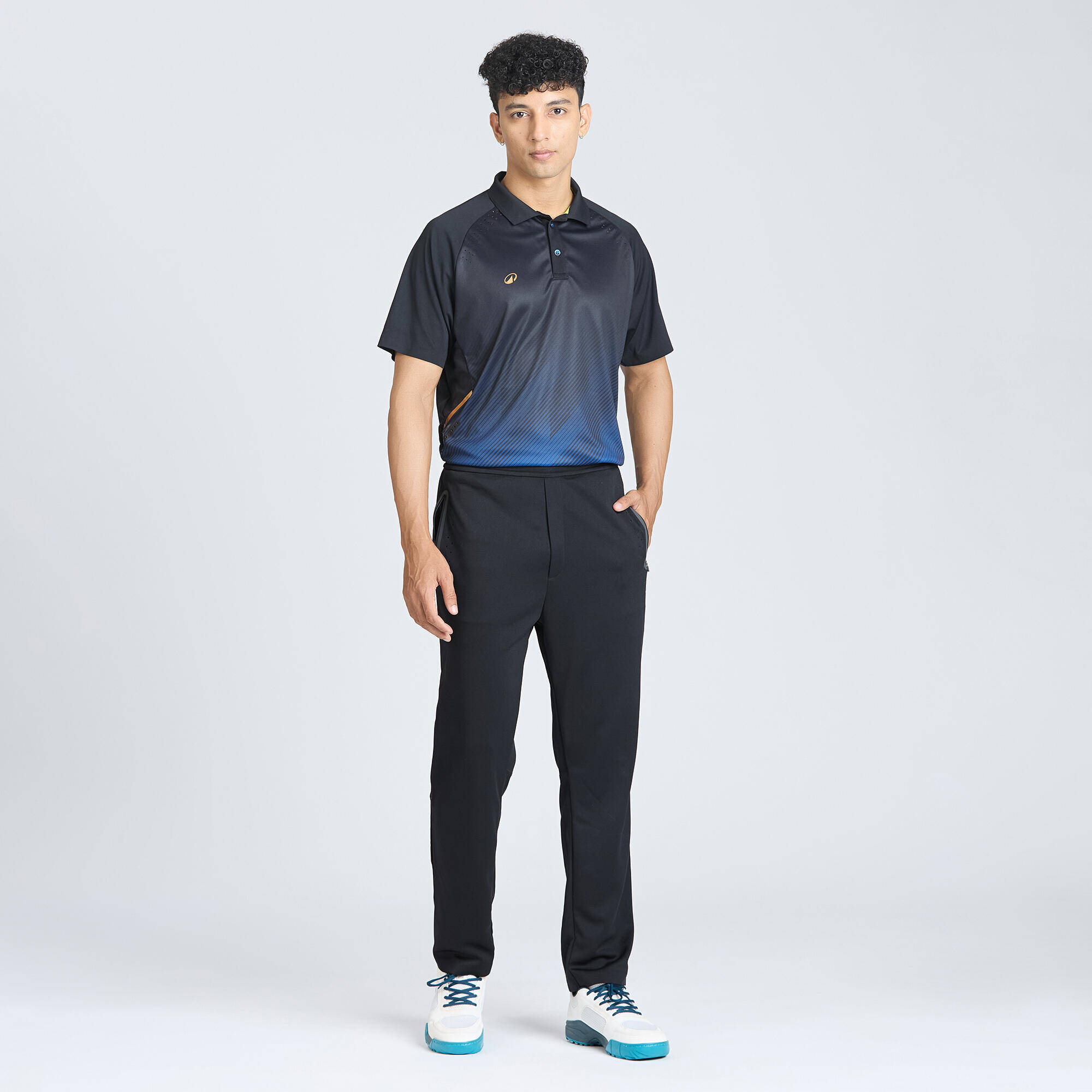 Men Cricket Trackpants CTS900 - Black -  2