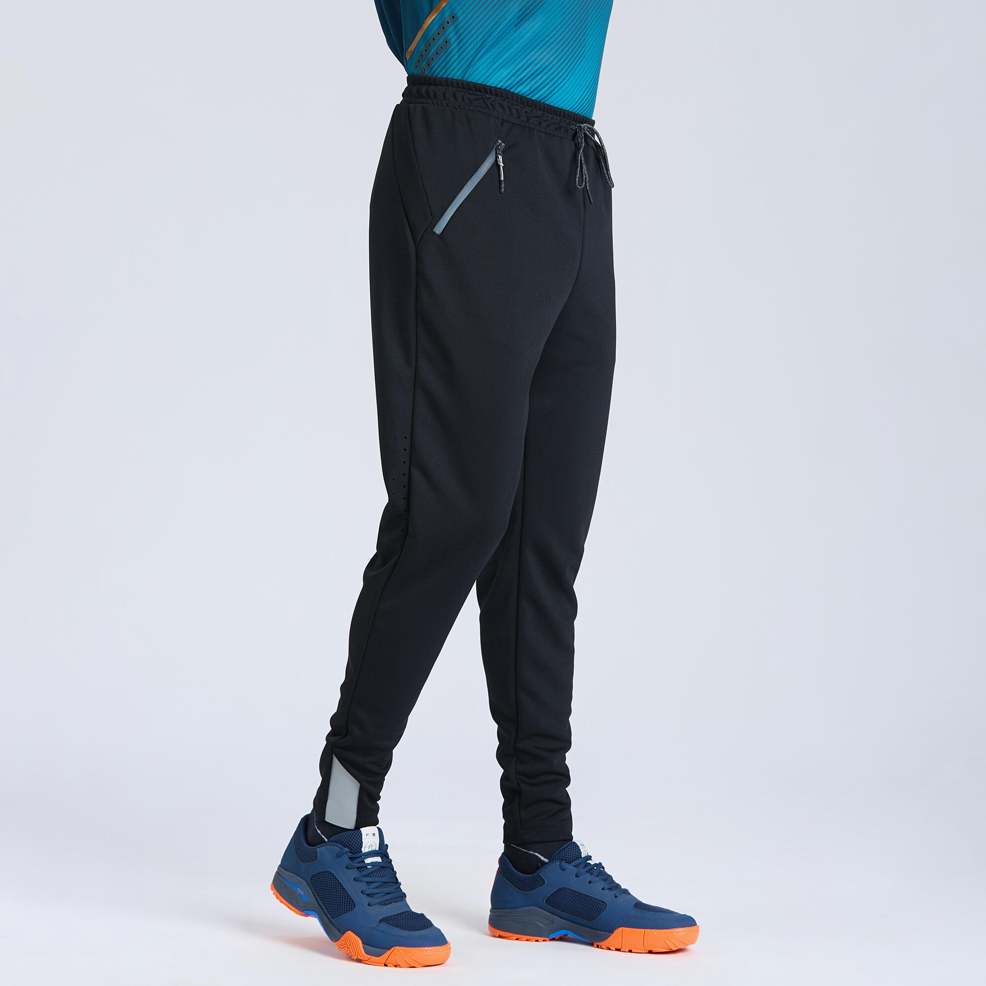 Men Cricket Trousers Taper Fit CTP900 - Black