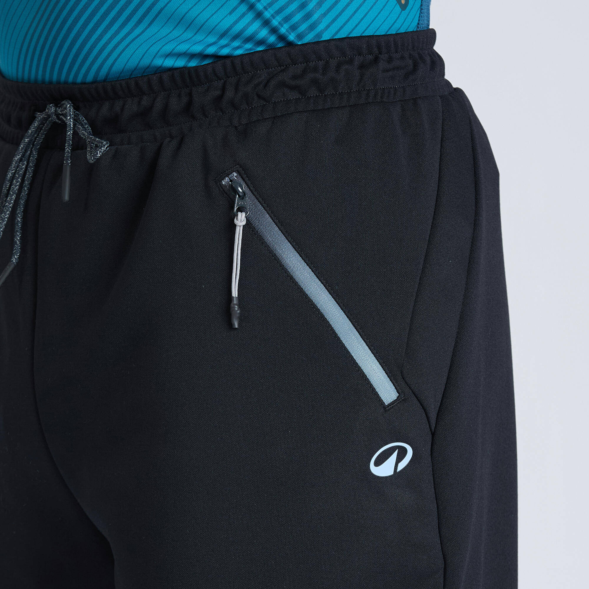 Men Cricket Trackpants Tapered Fit CTP900 - Black -  3