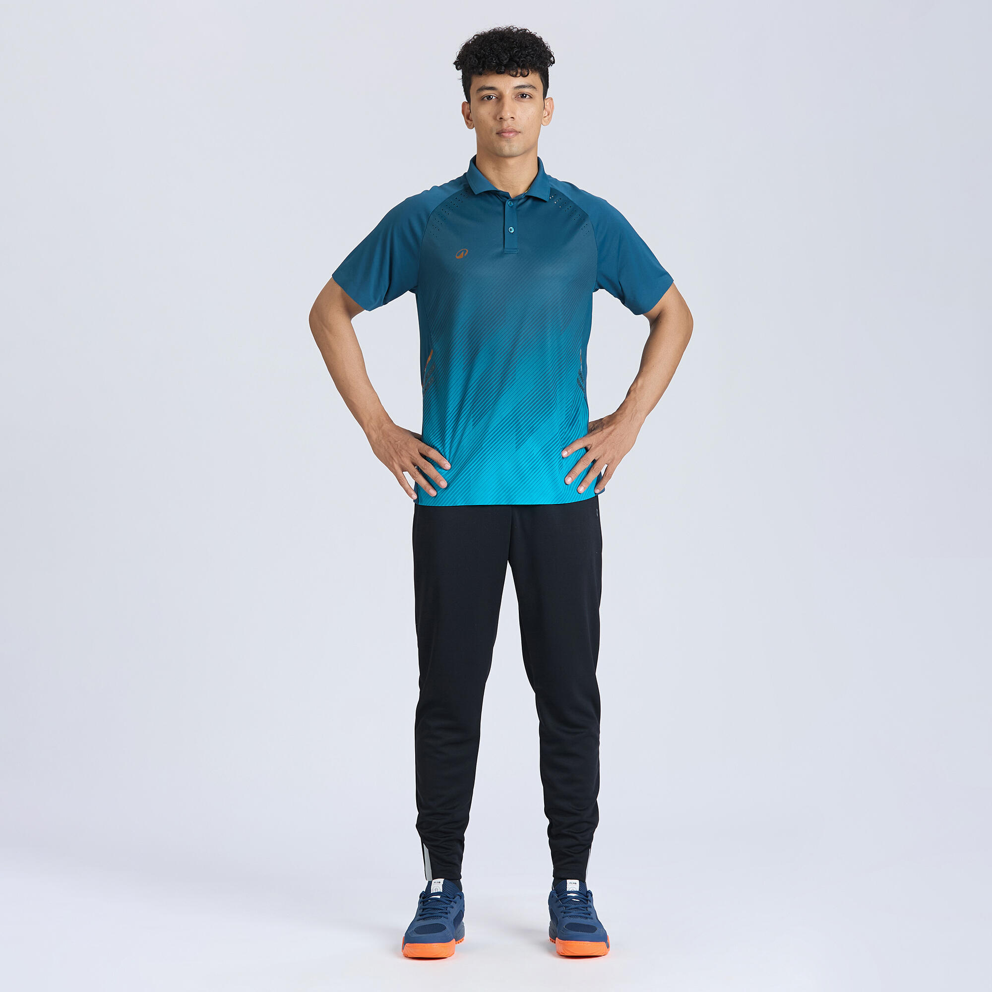 Men Cricket Trousers Taper Fit CTP900 - Black