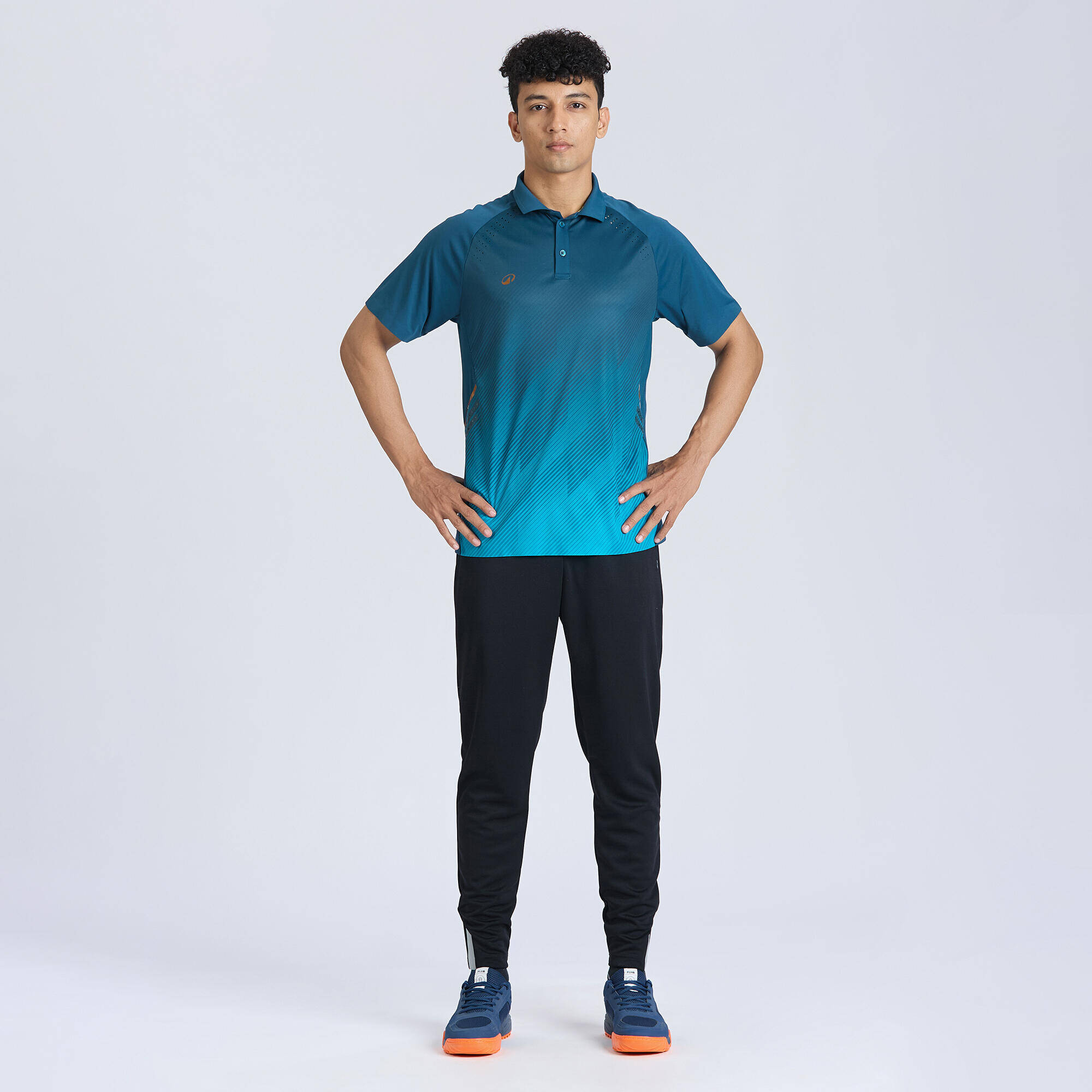 Men Cricket Trackpants Tapered Fit CTP900 - Black -  5