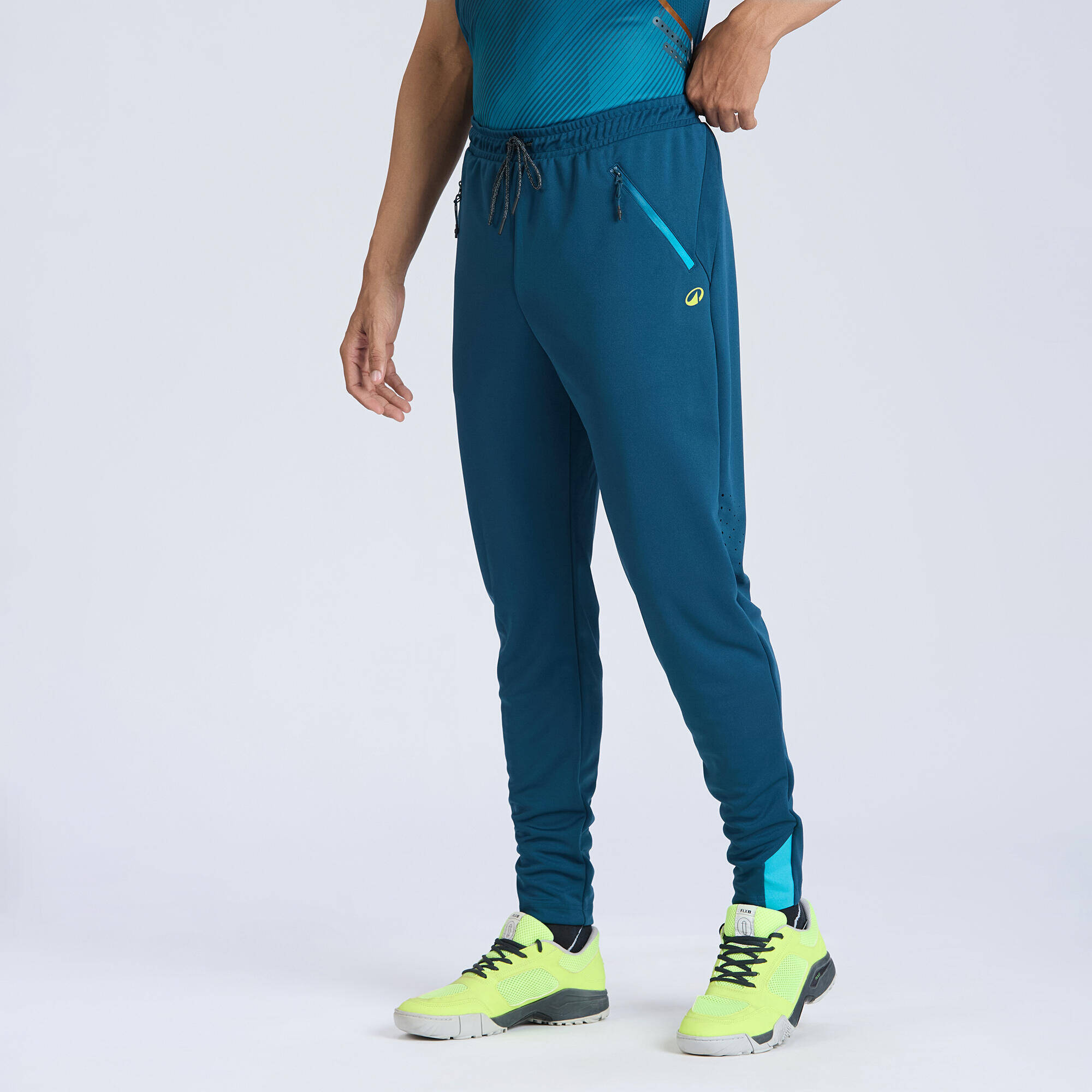 Men Cricket Trousers Tapered Fit CTP900 - Blue