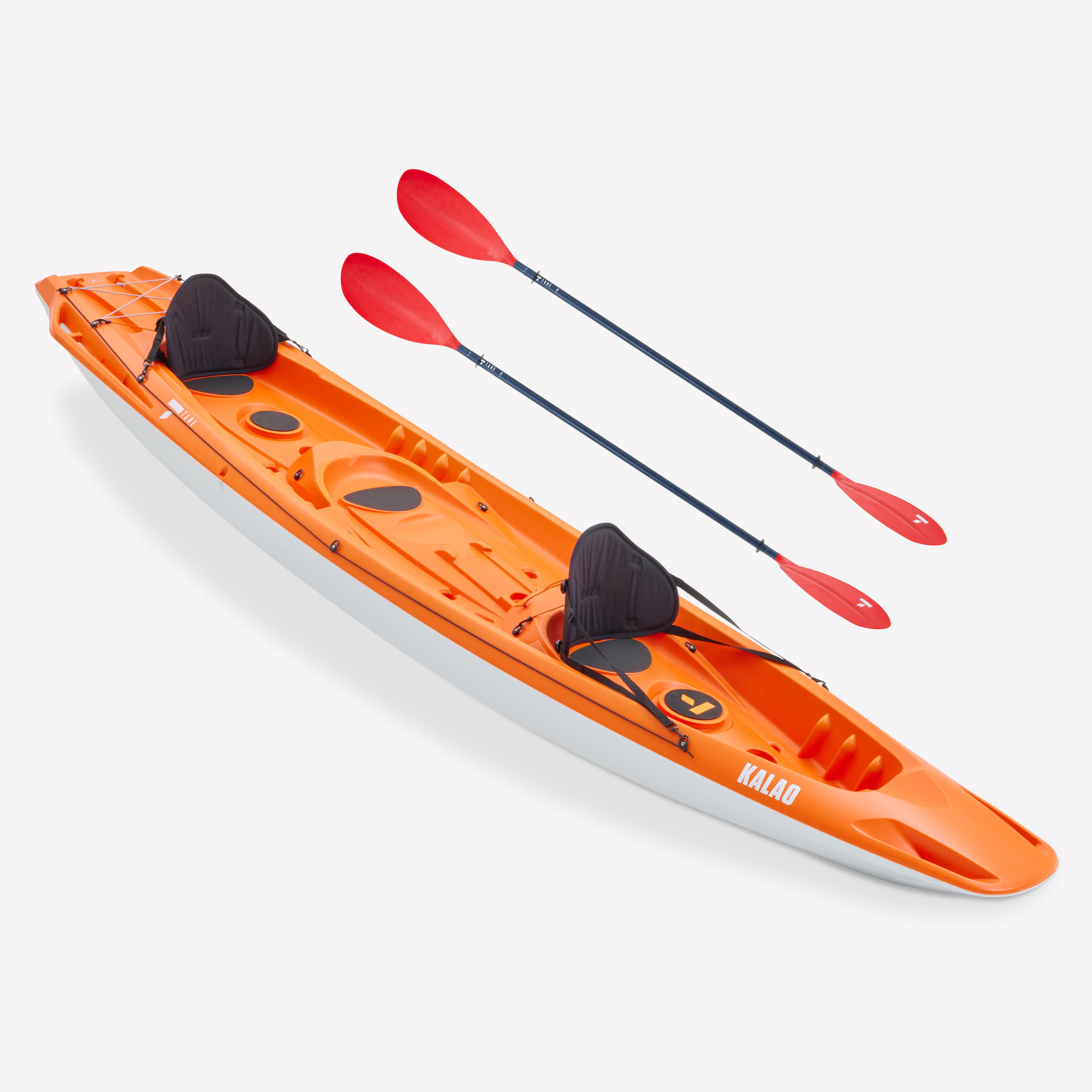 Conjunto kayak kalao para 2 ou 3 pessoas
