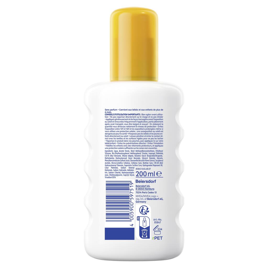 Spray solaire bébé et enfant SPF 50+, Protect & Play 200ml