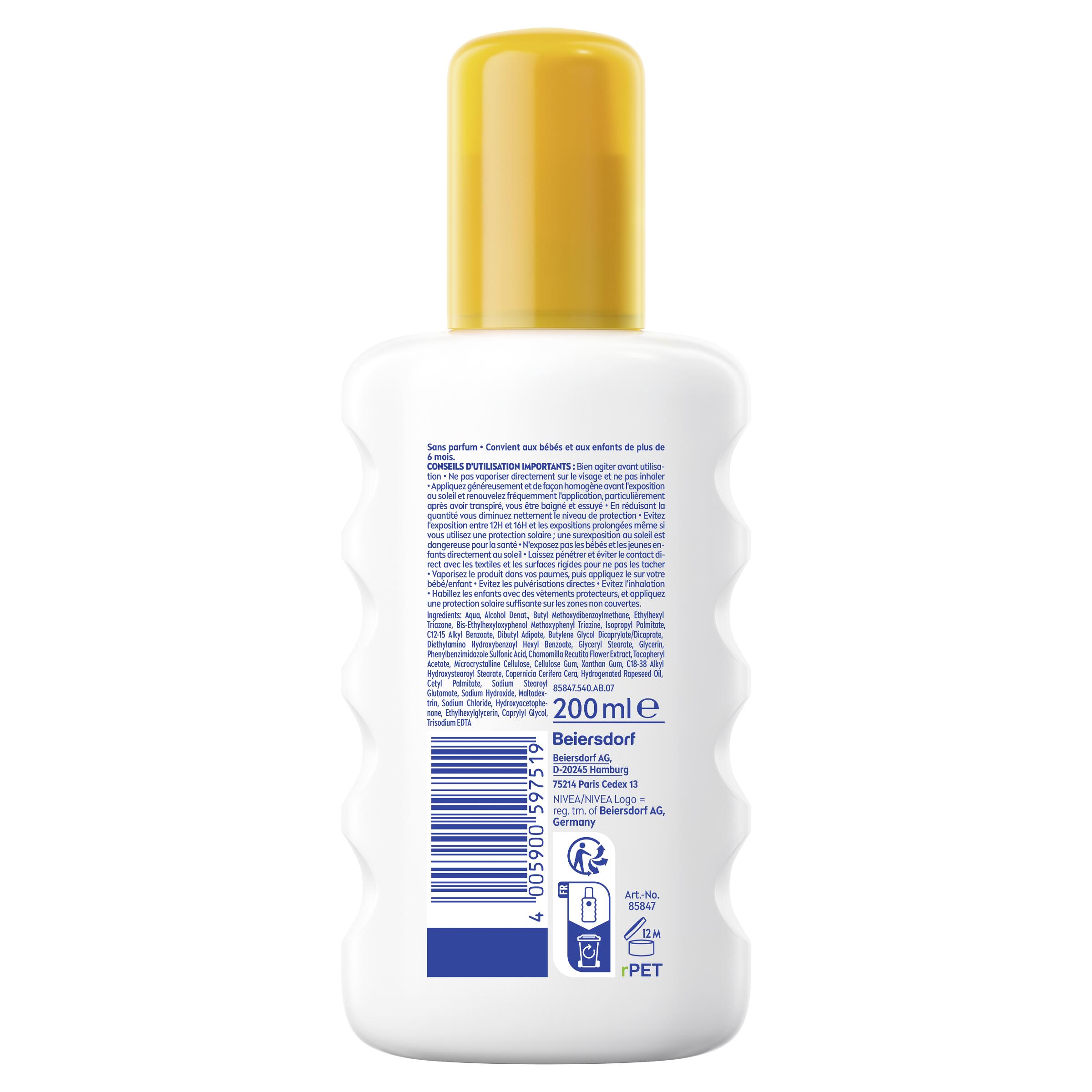 Spray solar para bebés y niños FPS 50+, Protect & Play 200 ml 2/4