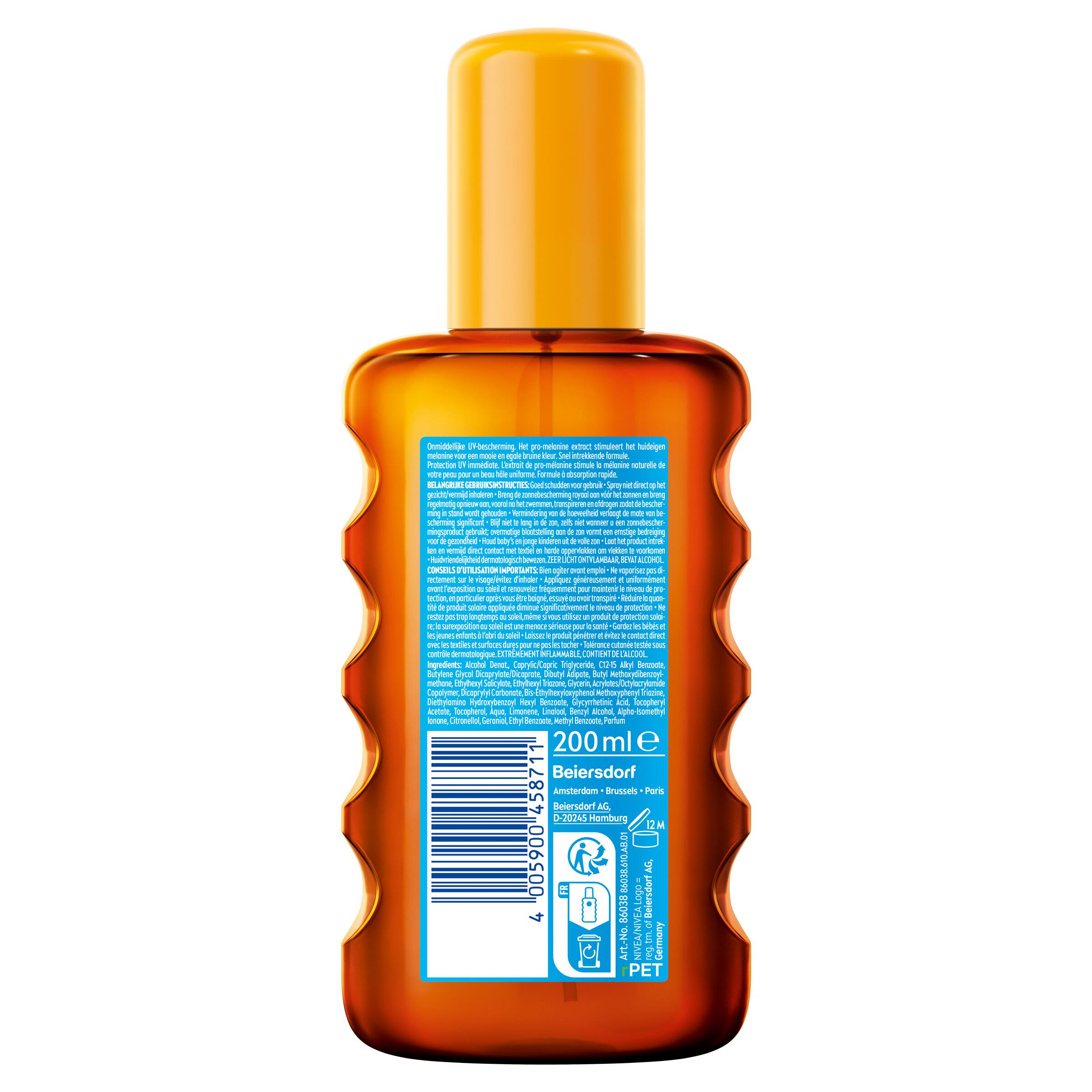 NIVEA Suchý olej na opaľovanie v spreji SPF 30 200 ml 200 ml · záber 3