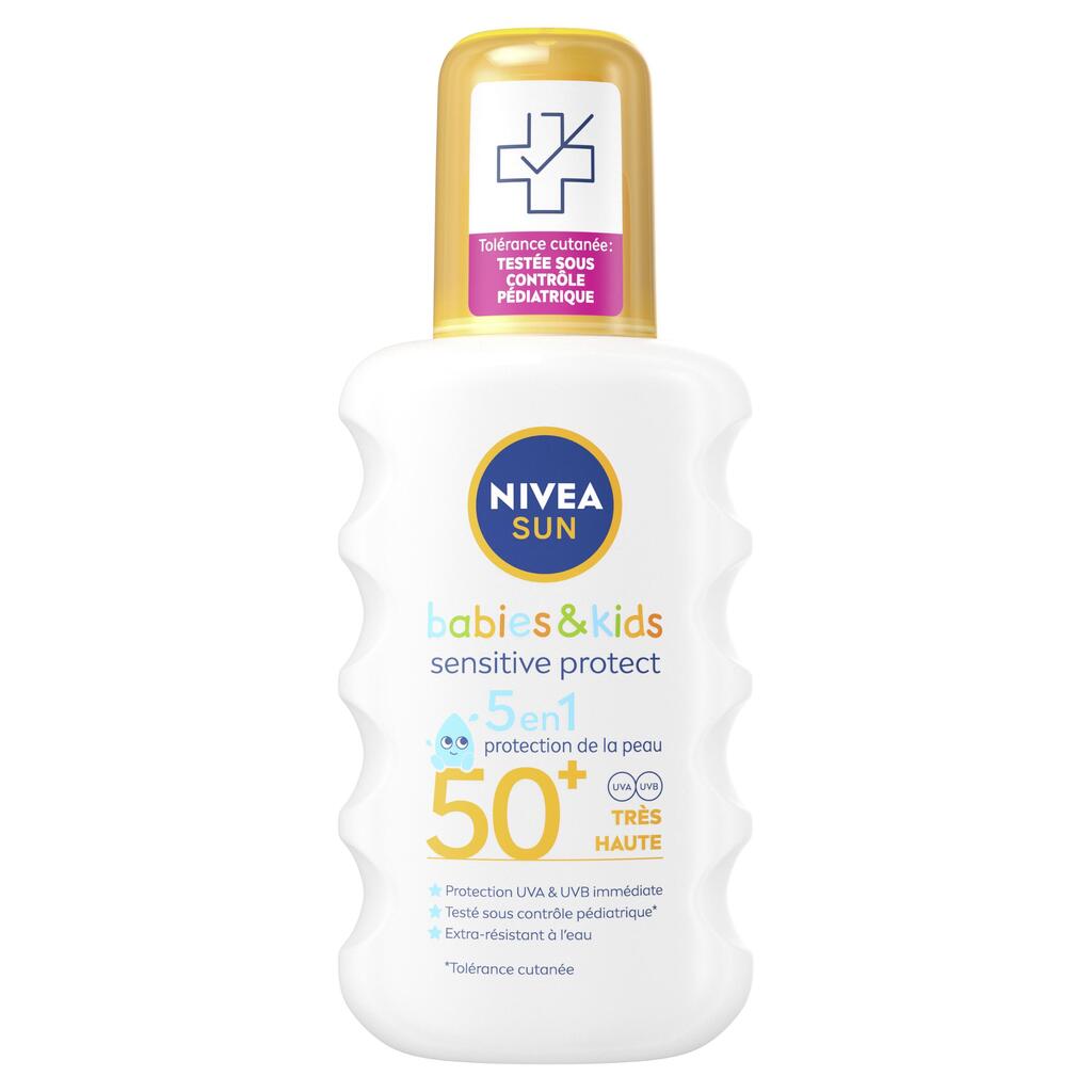 Krema za sončenje v spreju za otroke in malčke PROTECT & PLAY (SPF 50+, 200 ml)