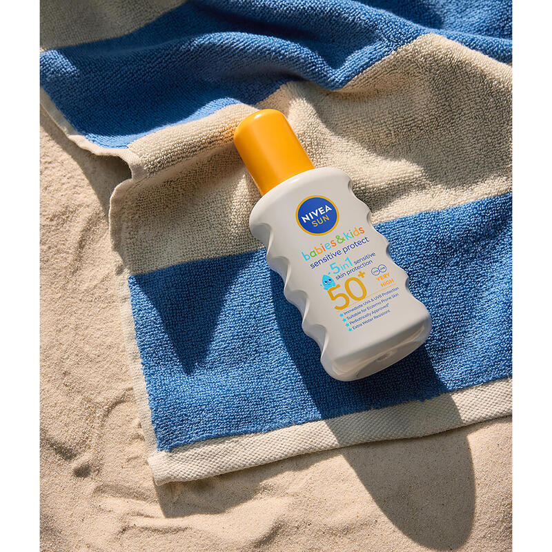 Spray protecție solară SPF 50+, Protect & Play 200ml, bebeluși și copii 