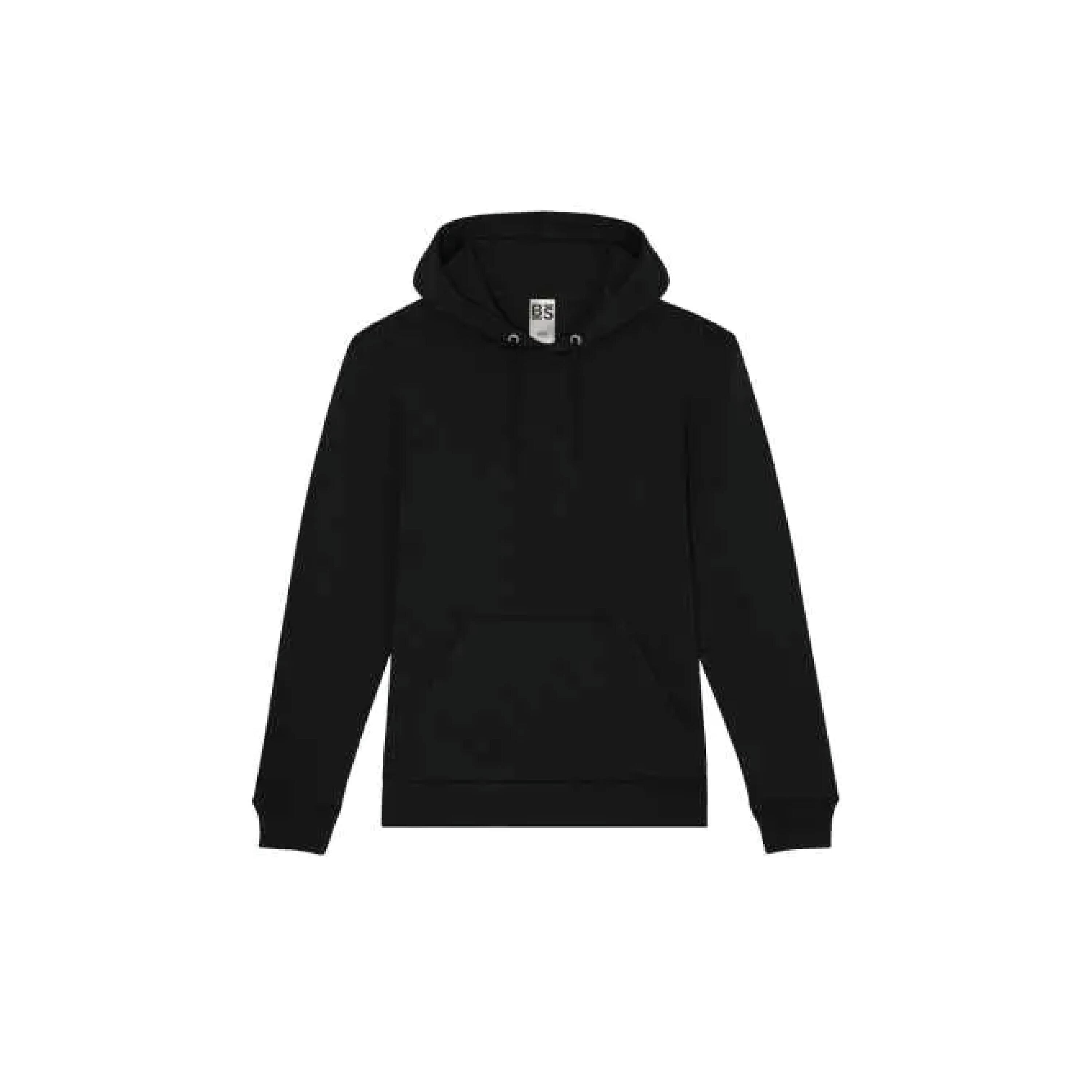 Felpa OUTSIDER BOUTIQUE con cappuccio nera