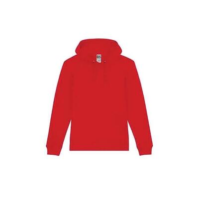 Felpa OUTSIDER BOUTIQUE con cappuccio rossa